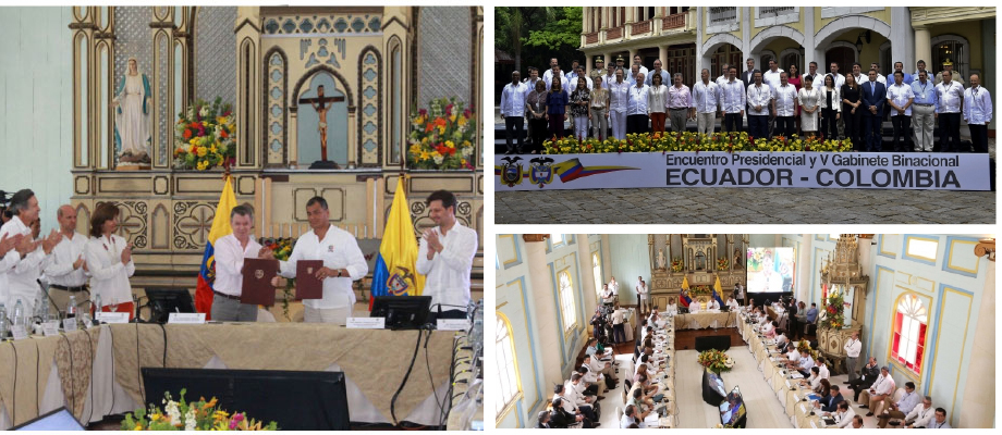 Resumen de la participación de la Canciller María Ángela Holguín en el V Gabinete Binacional Ecuador - Colombia