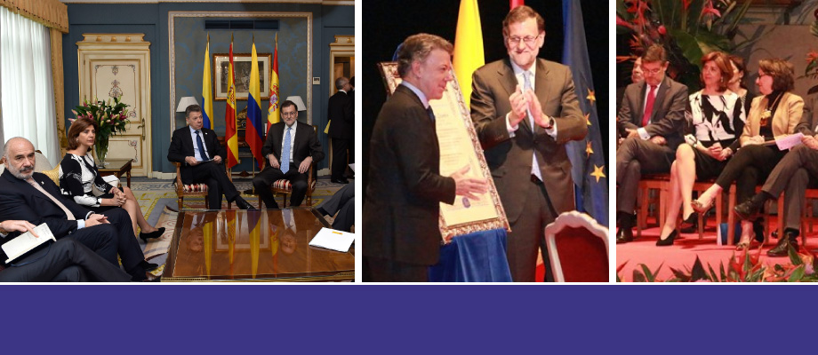 Resumen de visita del Presidente Santos y la Canciller Holguín a España