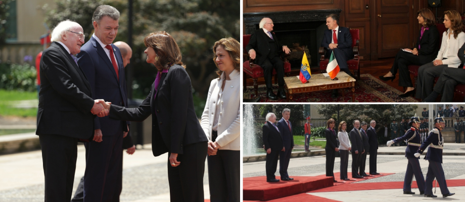 Resumen de la visita del Presidente de Irlanda, Michael D. Higgins, a Colombia 