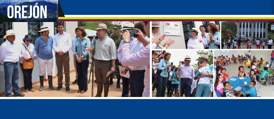 Resumen de la visita del Presidente Santos y Canciller al Orejón, primera zona de desminado humanitario en el país 