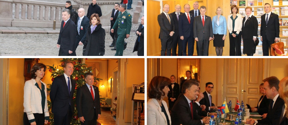 Resumen de gira de trabajo del Presidente Santos y la Ministra Holguín en Noruega