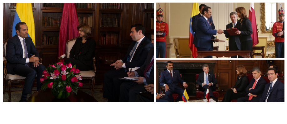 Resumen de la visita oficial del Emir de Qatar, Su Alteza el Jeque Tamim Bin Hamad Al Thani, a Colombia