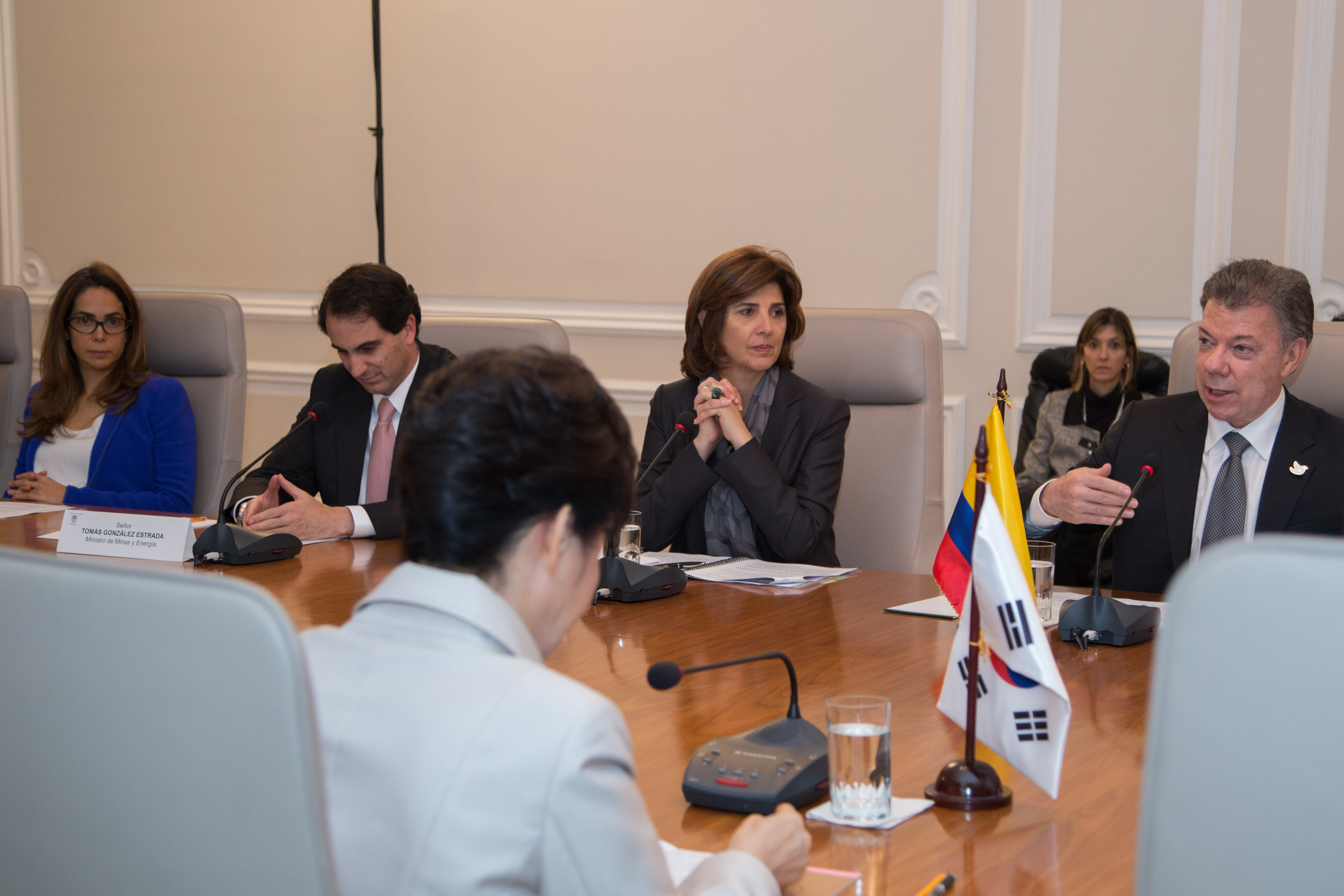 Embajada de Colombia en Corea presente en la visita oficial 
