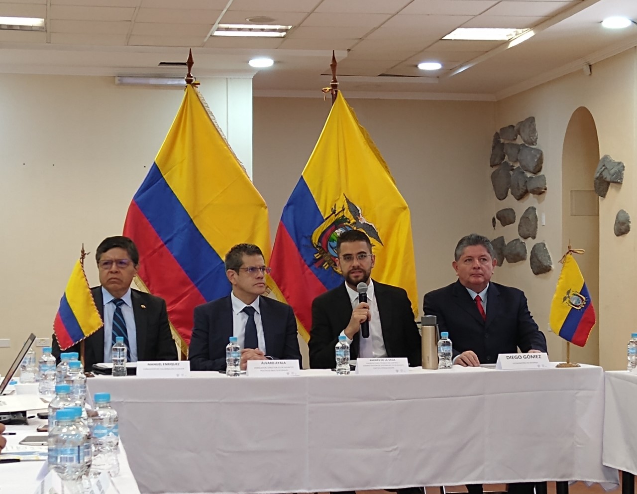 Se celebró la VI Reunión de la Comisión Mixta de Drogas Ecuador-Colombia