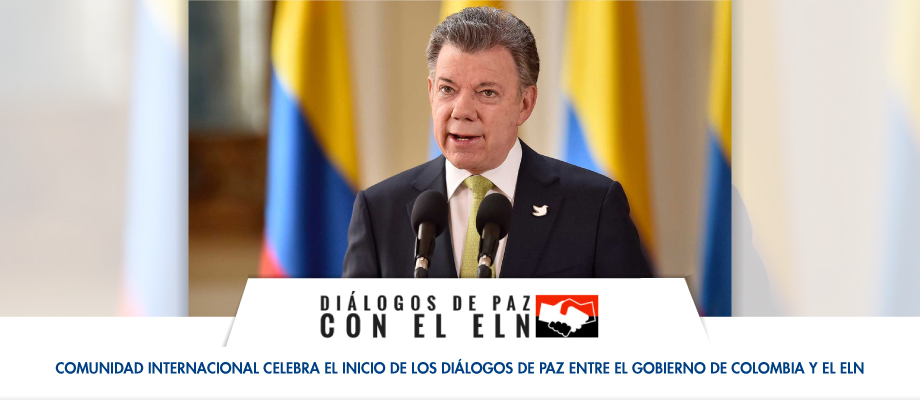 Comunidad internacional celebra el inicio de los diálogos de paz entre el Gobierno de Colombia y el ELN