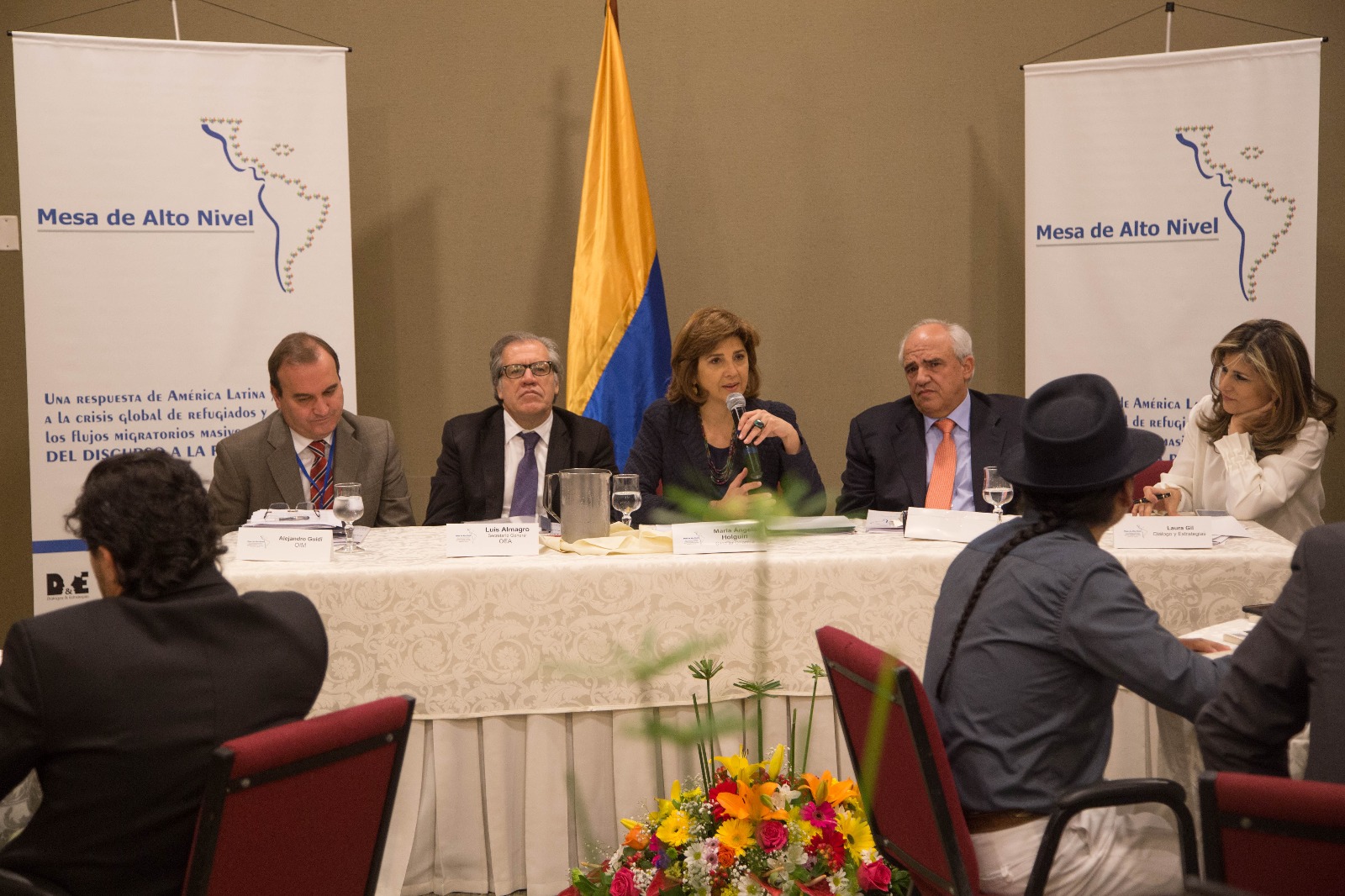 Canciller María Ángela Holguín participó en la Mesa de Alto Nivel: Una respuesta de América Latina y el Caribe a la crisis global de refugiados  los flujos migratorios masivos