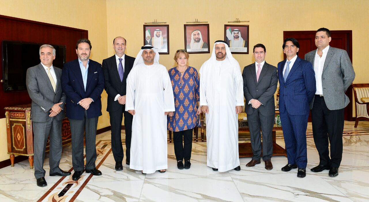 El Embajador de Colombia en Emiratos Árabes Unidos se reunió con el Vicepresidente de la Cámara de Comercio de Abu Dhabi