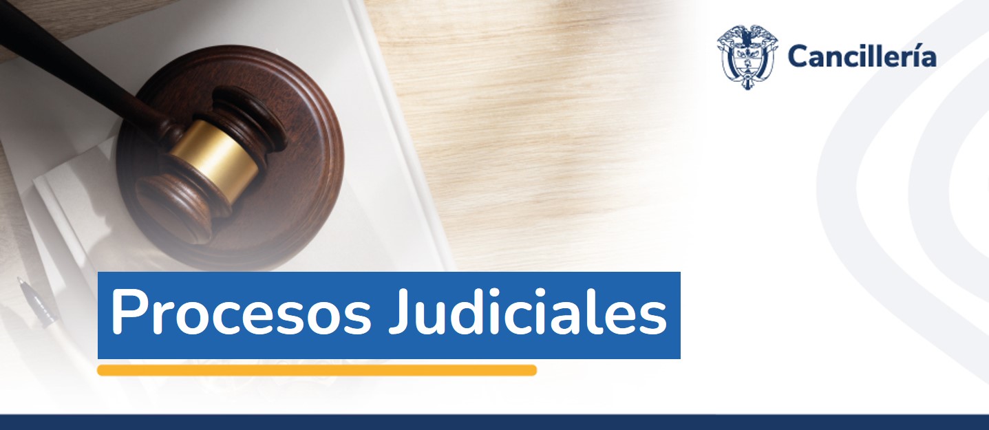 Consulte los procesos judiciales en los que es parte el Ministerio de Relaciones Exteriores  