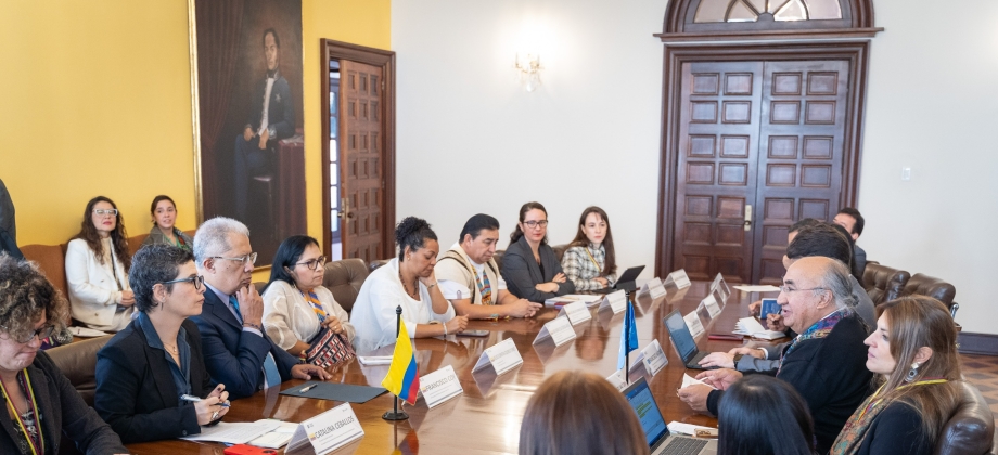 Relator Especial sobre los derechos de los Pueblos Indígenas, José Francisco Calí Tzay, cerró su visita al país en el Palacio de San Carlos