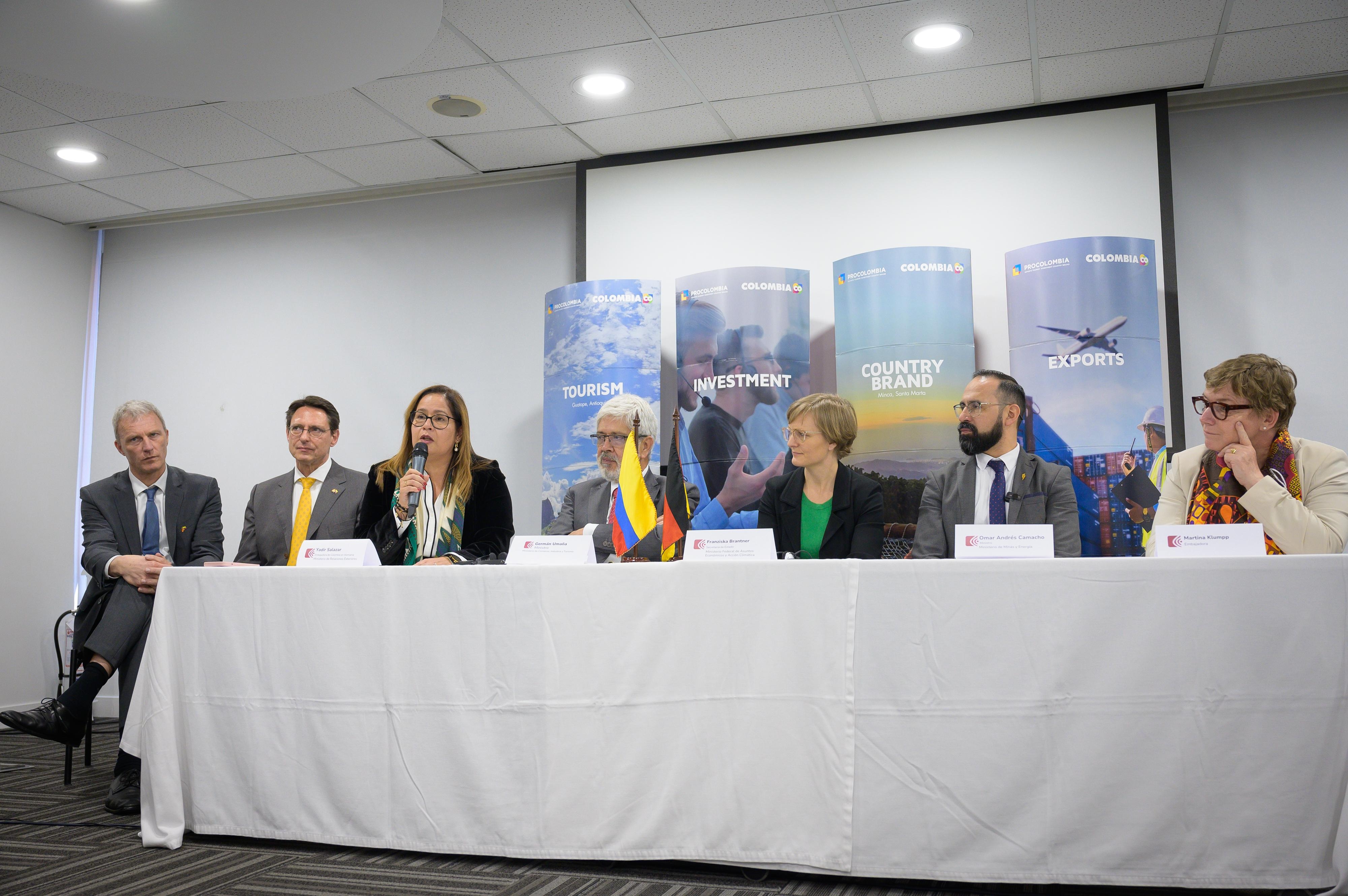 Colombia y Alemania crean el Comité Directivo del Grupo de Alto Nivel de Hidrógeno Verde para impulsar energías limpias