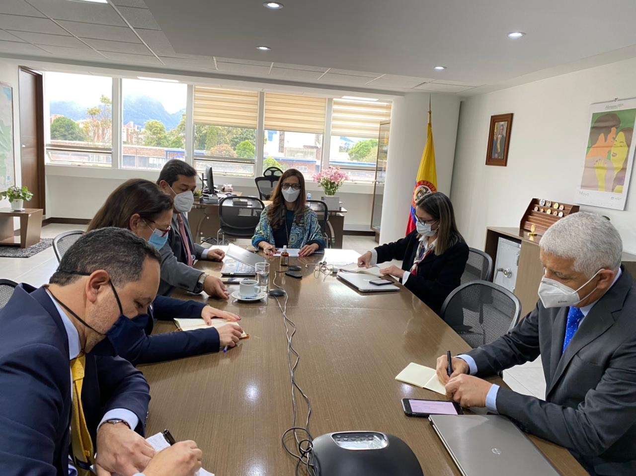 Comunicado de Prensa sobre reunión de trabajo con Juliette De Rivero, Representante en Colombia de la Alta Comisionada de las Naciones Unidas para los Derechos Humanos