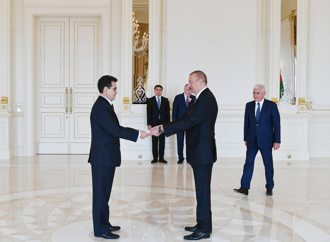Luis Antonio Dimaté Cárdenas, Embajador Extraordinario y Plenipotenciario de Colombia presentó cartas credenciales al Presidente de la República de Azerbaiyán