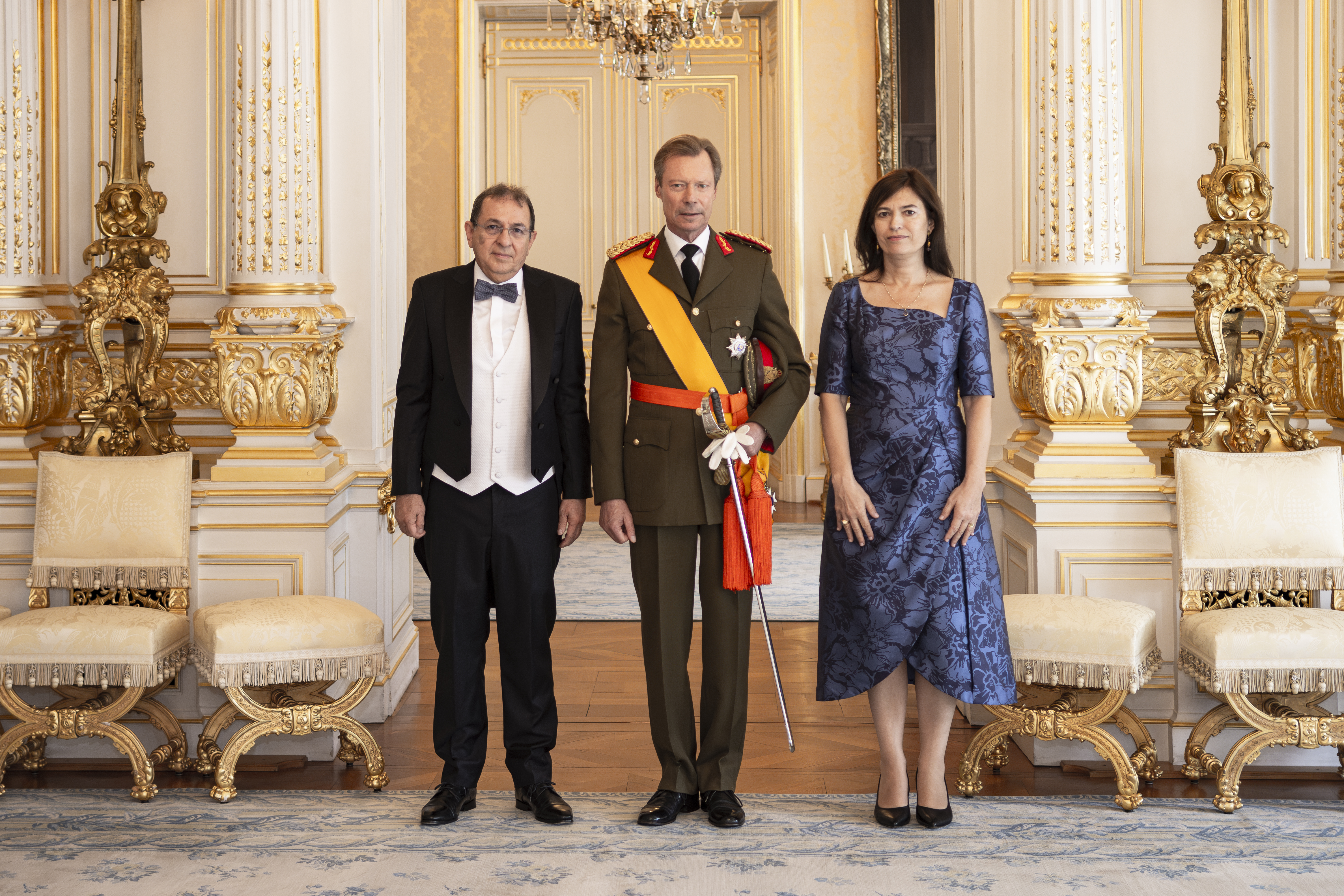 Presentación de credenciales del Embajador de Colombia Jorge Rojas ante el Gran Duque de Luxemburgo