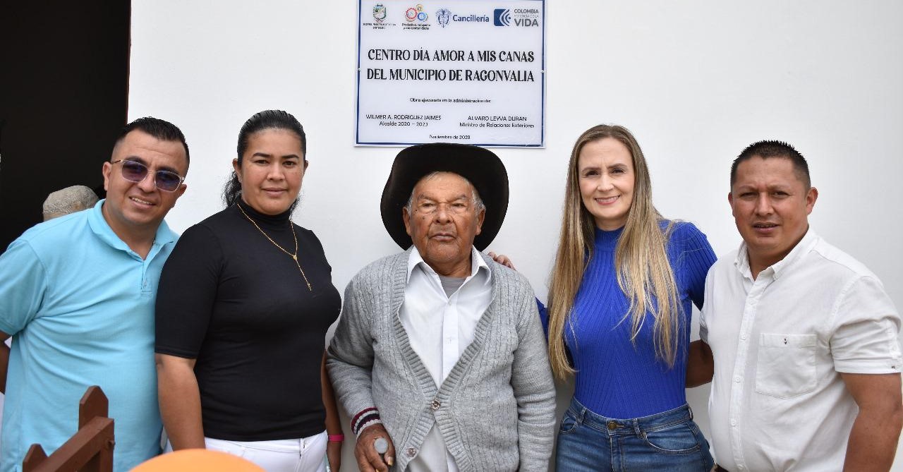 Cancillería inauguró el Centro Día Amor a Mis Canas, en Norte de Santander, para personas mayores del municipio de Ragonvalia