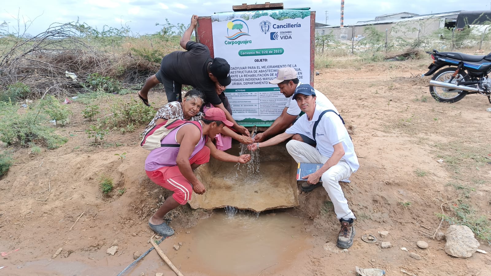 Dirección para el Desarrollo y la Integración Fronteriza apoyó la rehabilitación de sistemas de abastecimiento de agua, con la Corporación Autónoma Regional de La Guajira