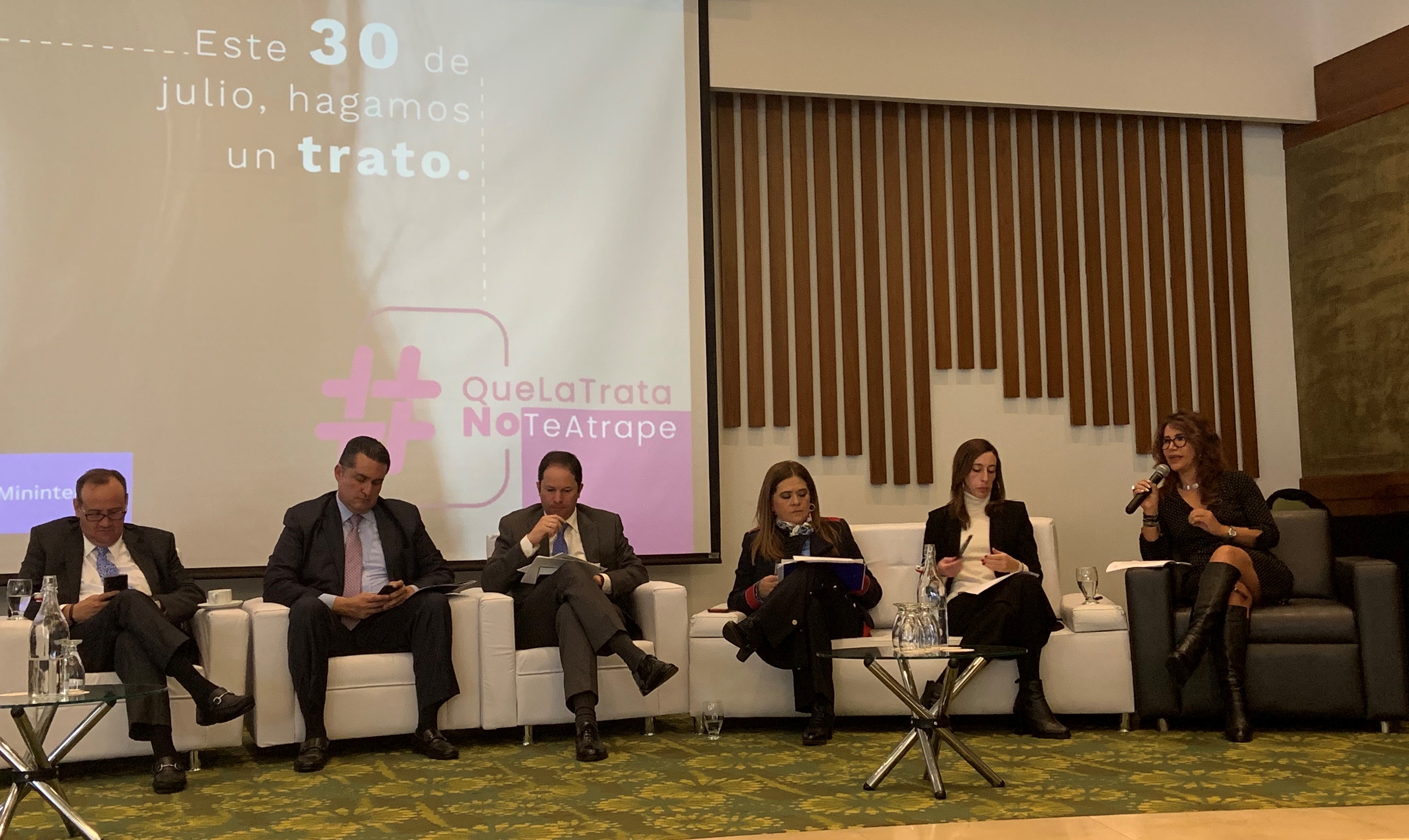 Cancillería participó en el foro 'Desafíos del Estado Colombiano en la lucha contra la Trata de Personas'