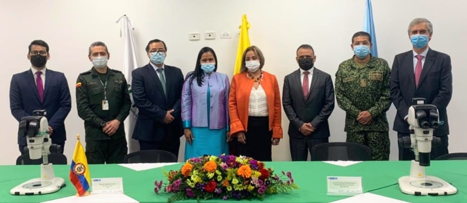 Colombia recibe equipamiento de última tecnología en el marco del Programa de Control de Contenedores