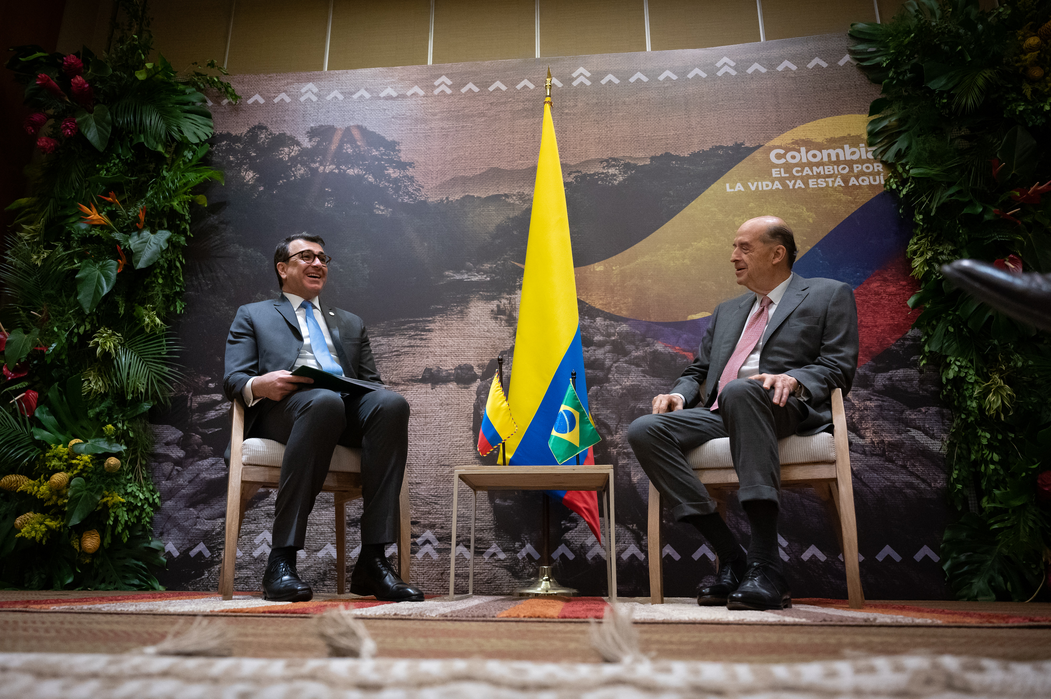 En encuentro de los Ministros de Relaciones Exteriores, Álvaro Leyva y Carlos Alberto Franca se destacó las potencialidades en la región Amazónica de Colombia Brasil 
