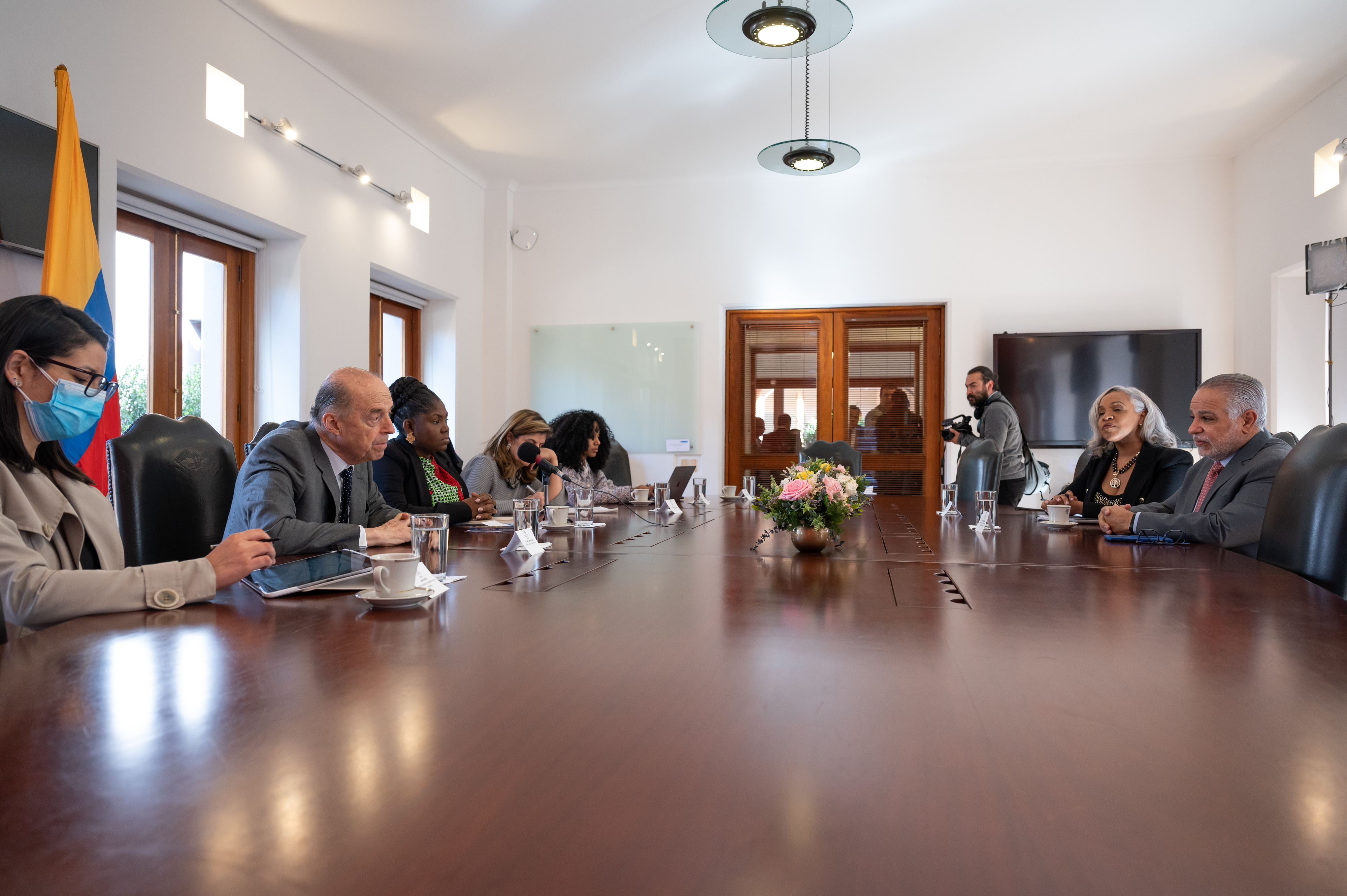 Vicepresidenta Francia Márquez y Canciller Álvaro Leyva recibieron al Secretario General de la Asociación de Estados del Caribe