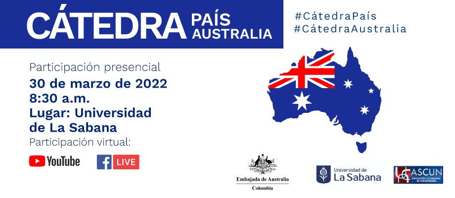 Con temas como desarrollo sostenible y economía verde se realizará este miércoles la Cátedra Australia en la Universidad de La Sabana