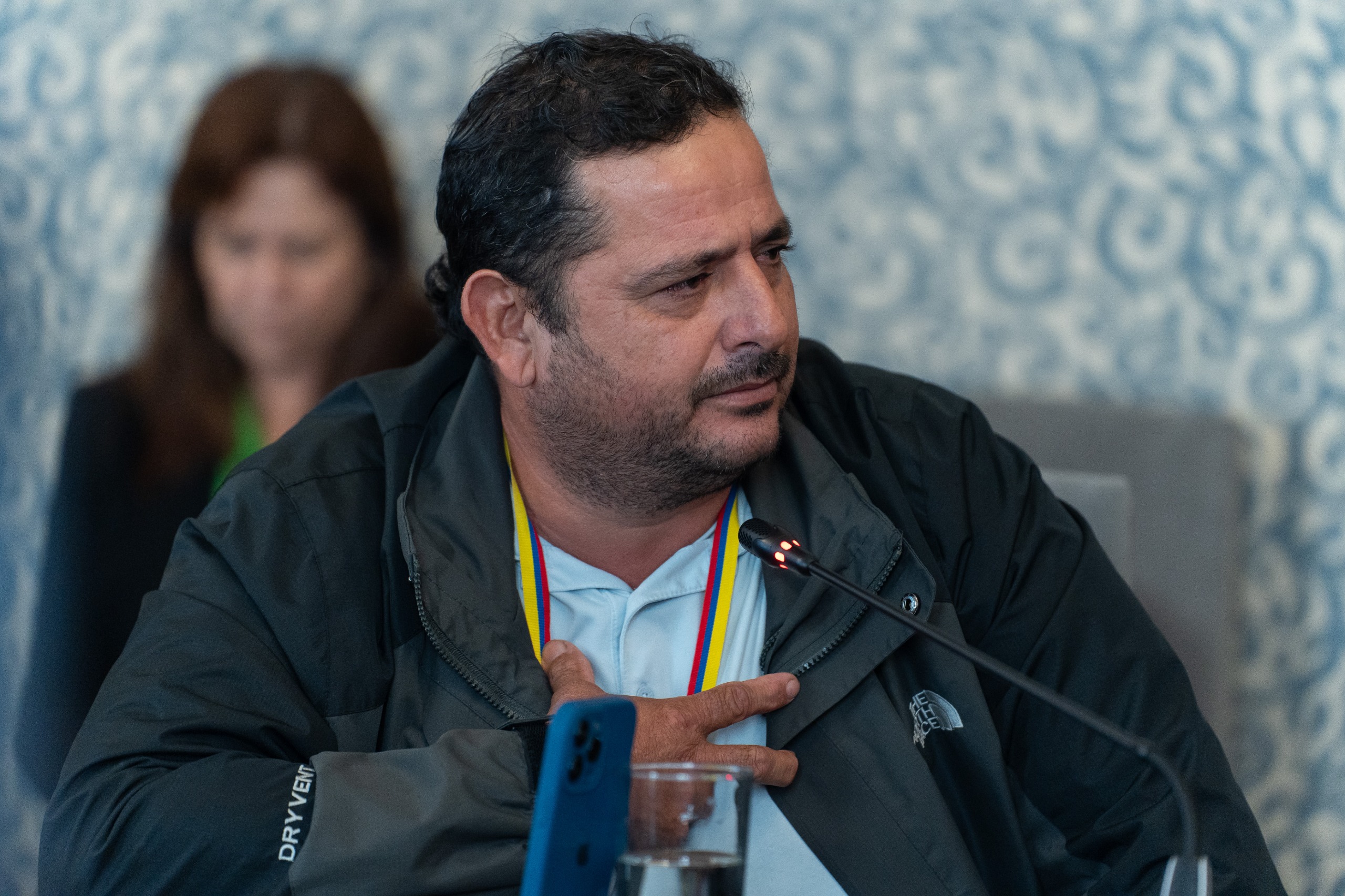 Canciller Laura Sarabia en el encuentro con familiares de colombianos sometidos a presuntas detenciones arbitrarias en Venezuela