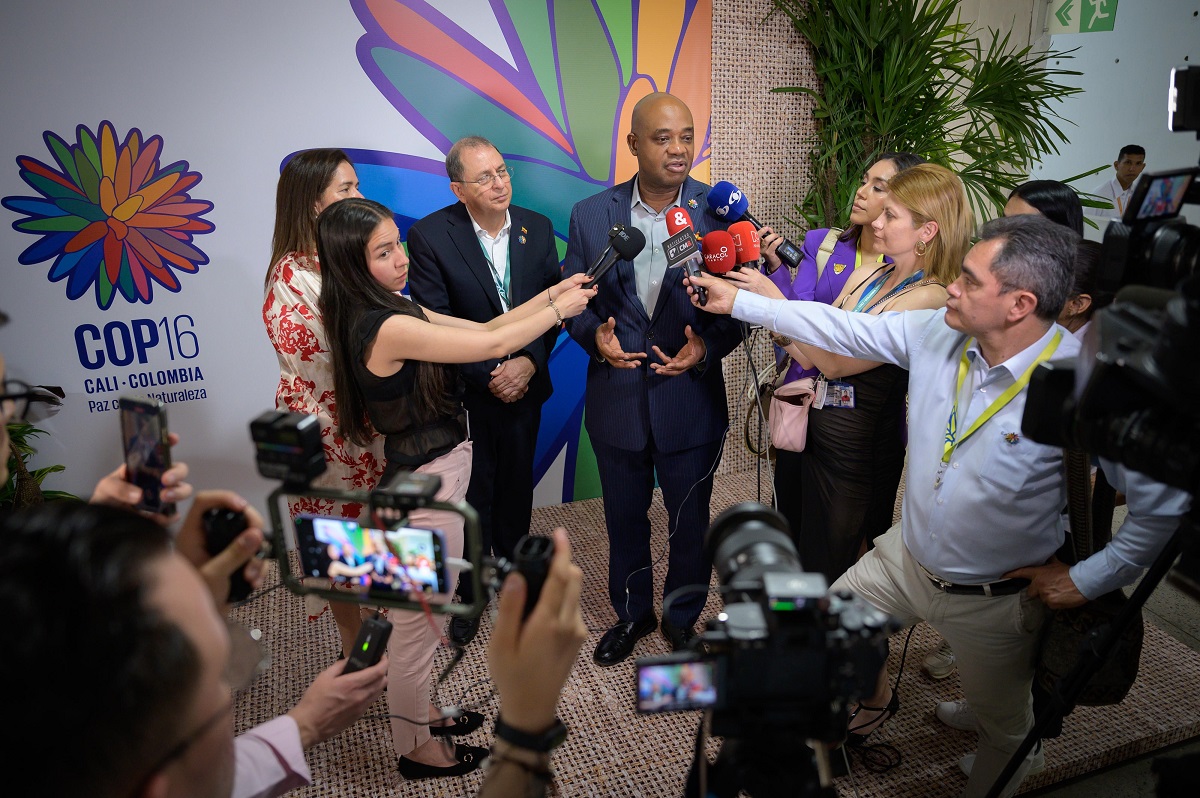 Canciller Luis Gilberto Murillo hace balance su agenda del 28 de octubre de 2024 en la COP16