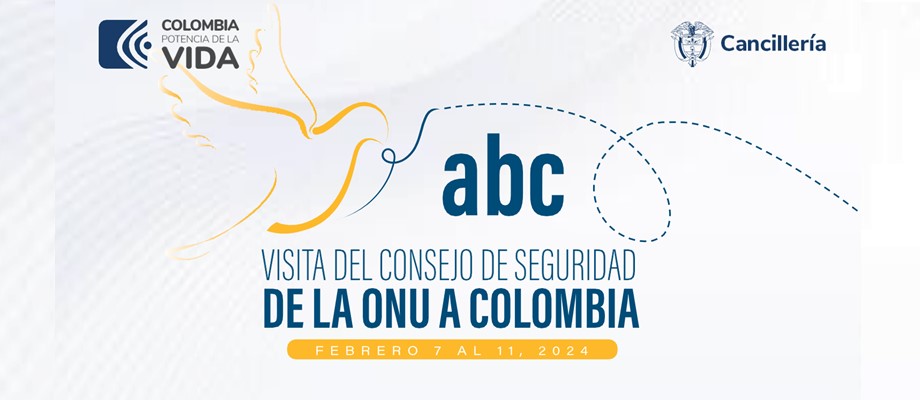 Colombia recibirá la visita del Consejo de Seguridad de Naciones Unidas entre el 7 y el 11 de febrero de 2024