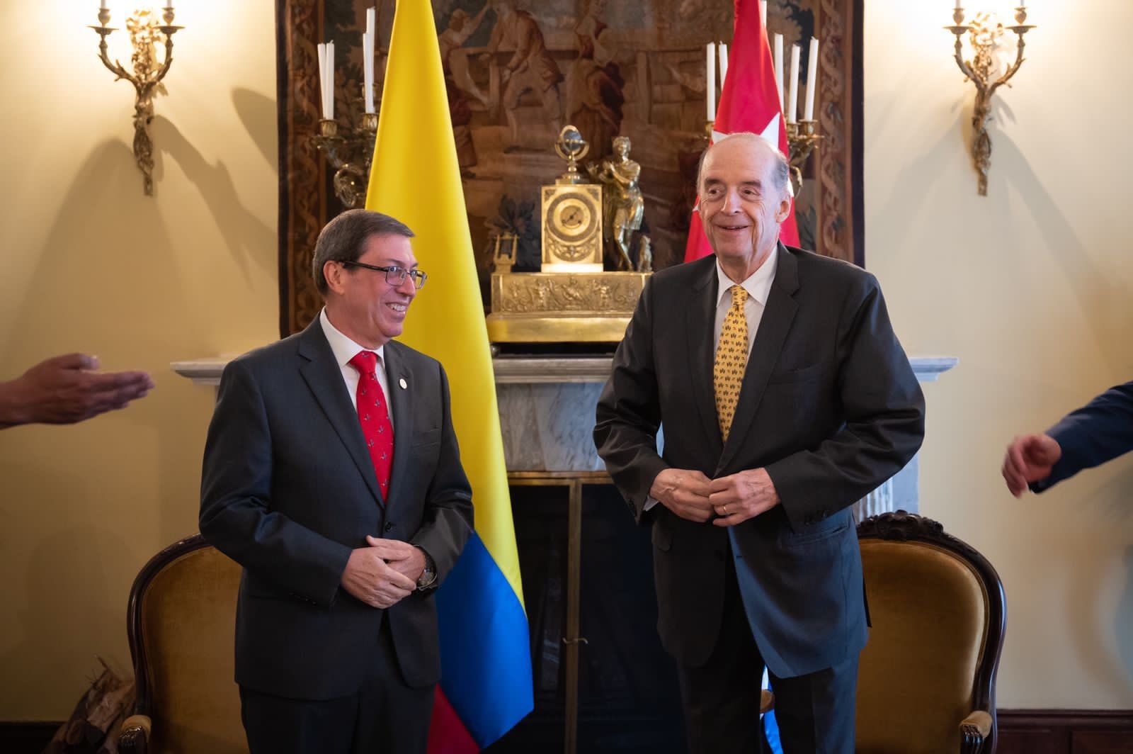 Reunión del Presidente Gustavo Petro, Vicepresidenta Francia Márquez y Canciller Álvaro Leyva reiteraron el interés en ampliar y profundizar las relaciones bilaterales al Canciller Cubano Bruno Rodríguez 