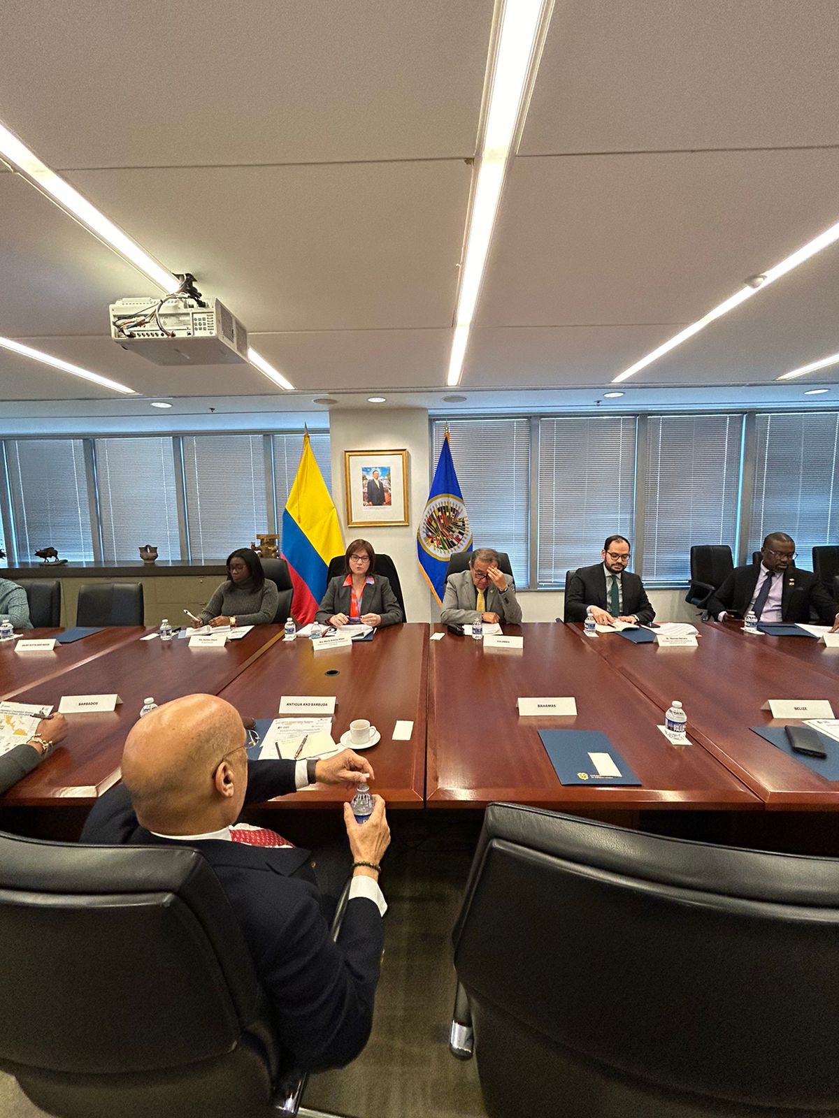 La directora de Cooperación Internacional participó en la reunión con Embajadores de los Estados Caribeños ante la OEA