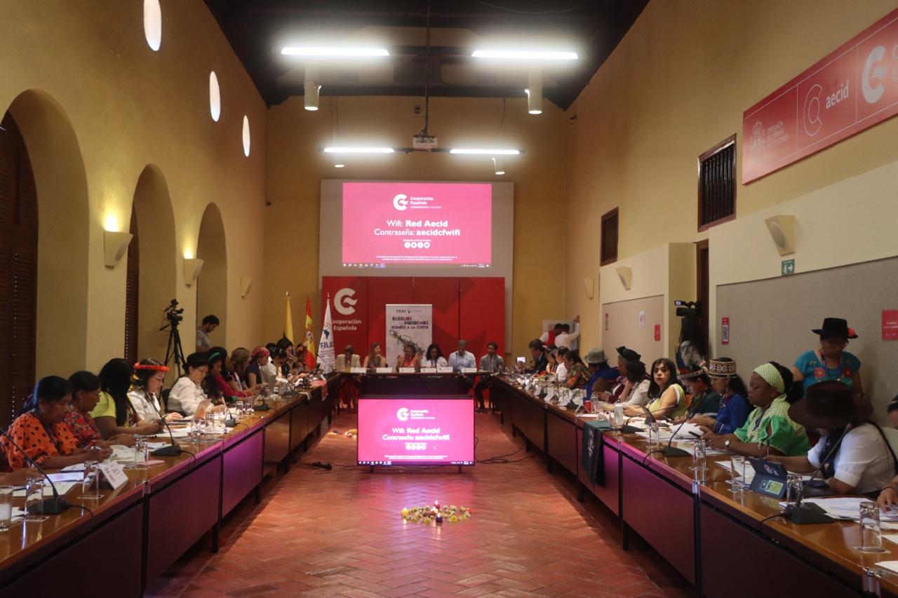 Reunión Iberoamericana de Organizaciones Feministas e Indígenas coordinada por la Oficina Regional de ONU Mujeres para las Américas y el Caribe y FILAC