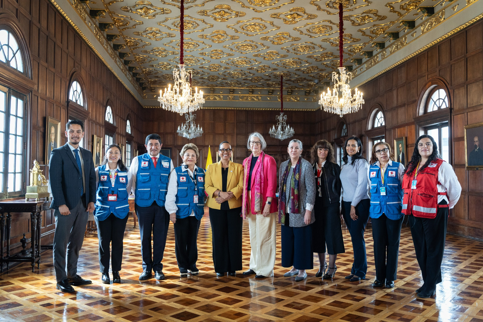 Viceministra de Asuntos Multilaterales, Elizabeth Taylor Jay, recibió a la Presidenta de la Federación Internacional de Sociedades de la Cruz Roja y de la Media Luna Roja (IFRC), Kate Forbes