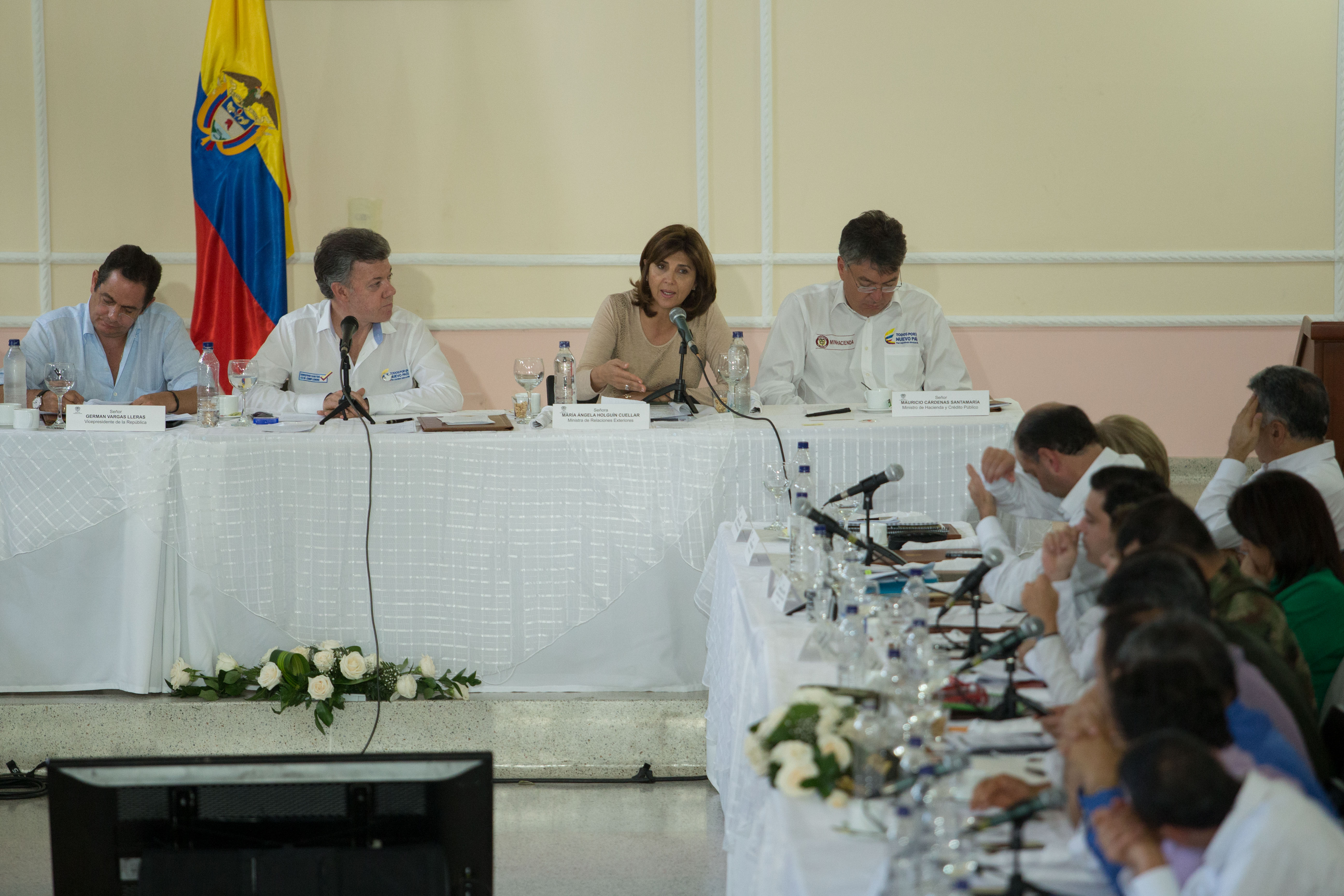 Canciller Holguín en Consejo de Ministros en Cúcuta septiembre 2015