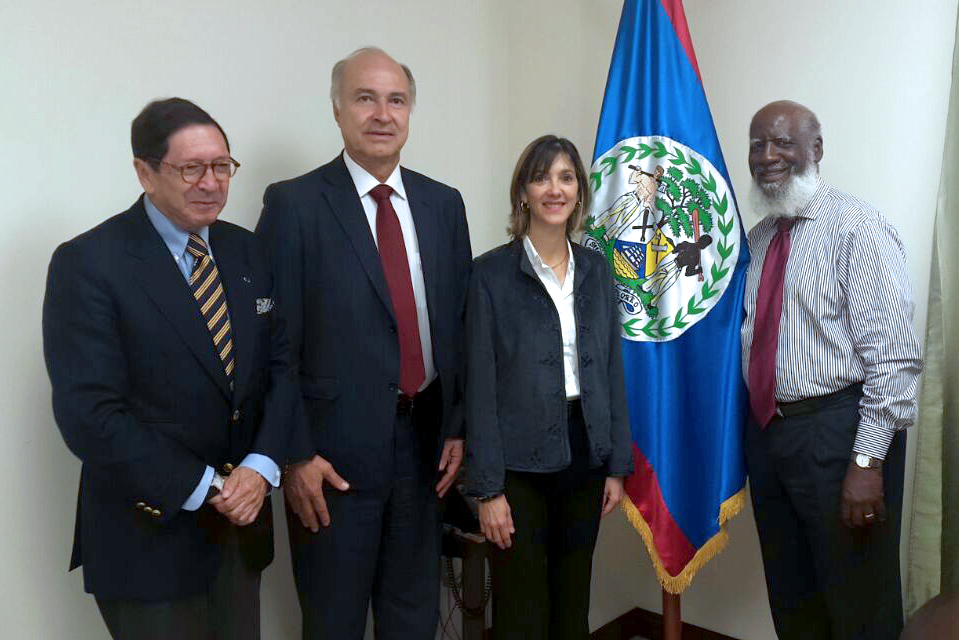 Viceministra de Relaciones Exteriores visitó Belice 