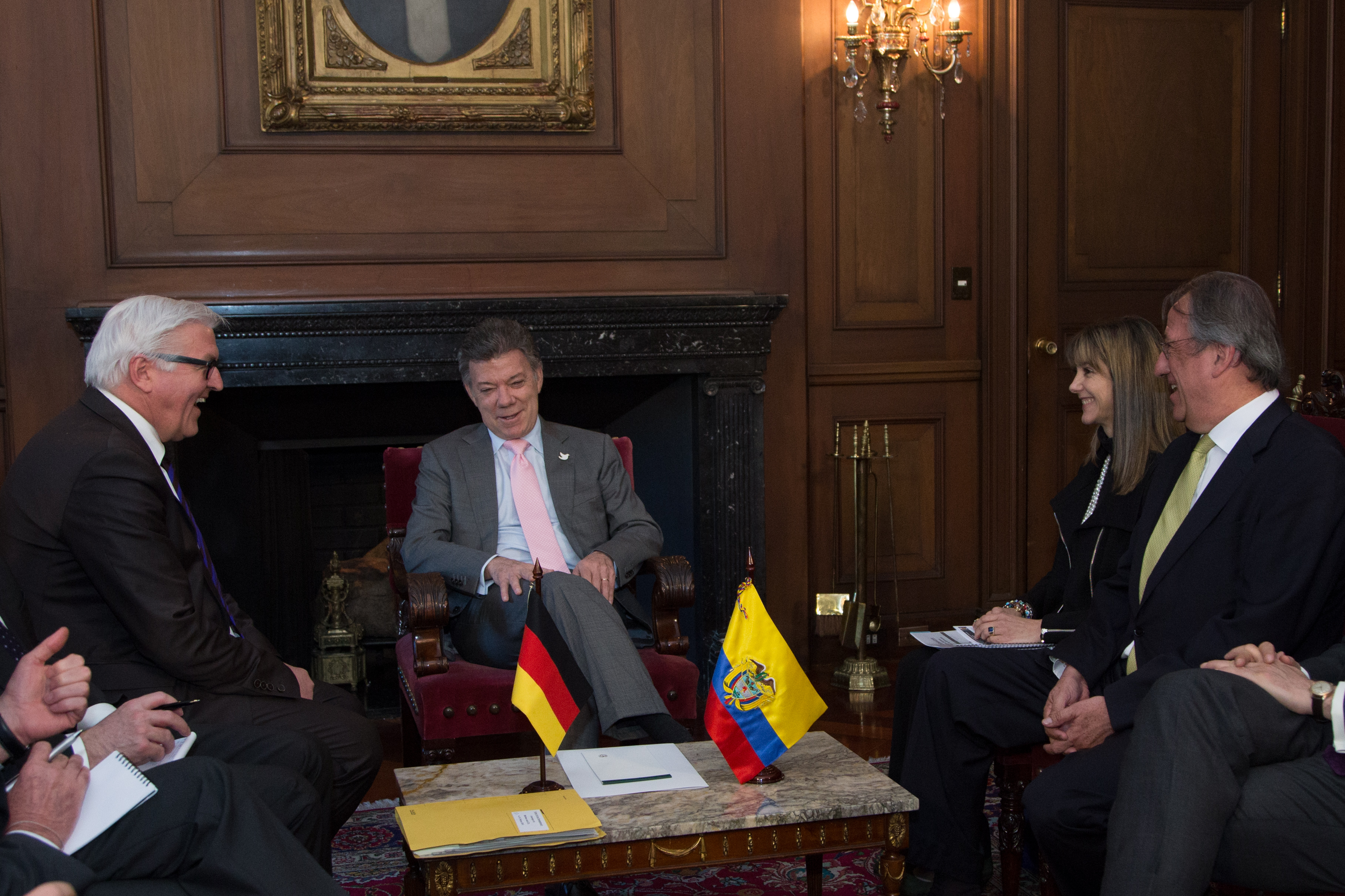Viceministra Londoño participó en el encuentro del Presidente Santos con el Ministro de Relaciones Exteriores de Alemania