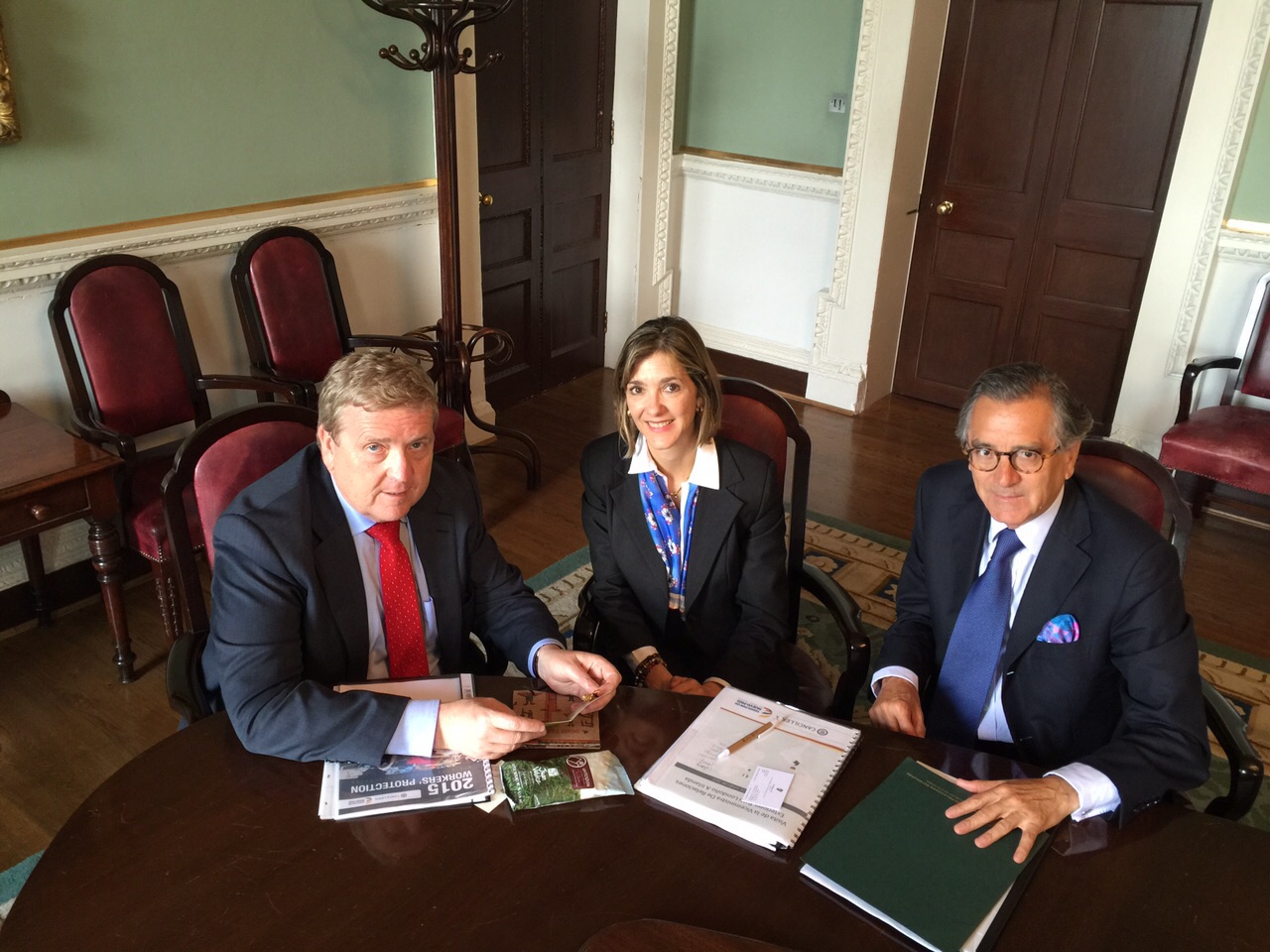 Viceministra  de Relaciones Exteriores se reunió con el Presidente de la  Comisión Conjunta de asuntos exteriores y de comercio del parlamento de Irlanda