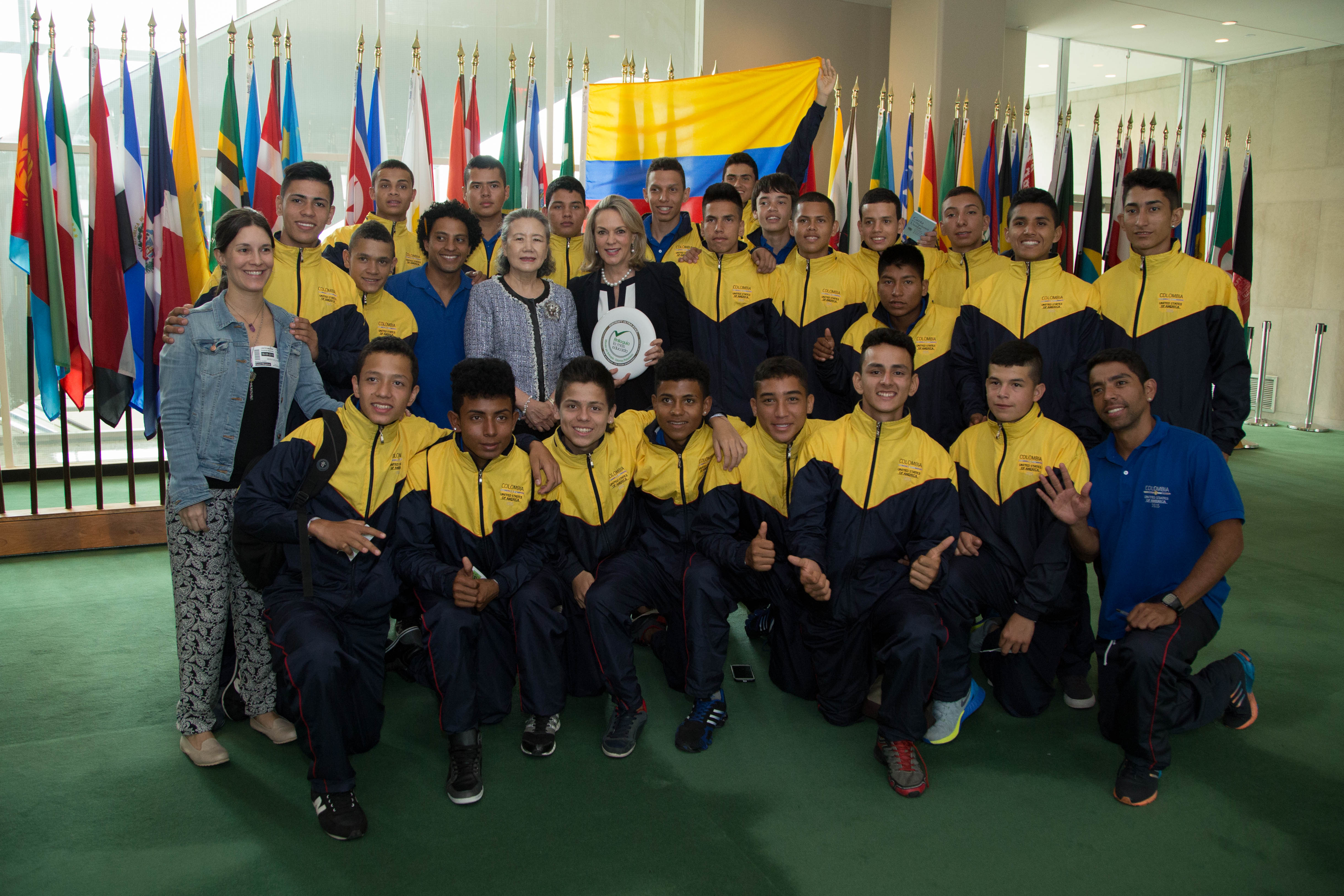 visitaron la sede de la Organización de las Naciones Unidas 22 jóvenes antioqueños
