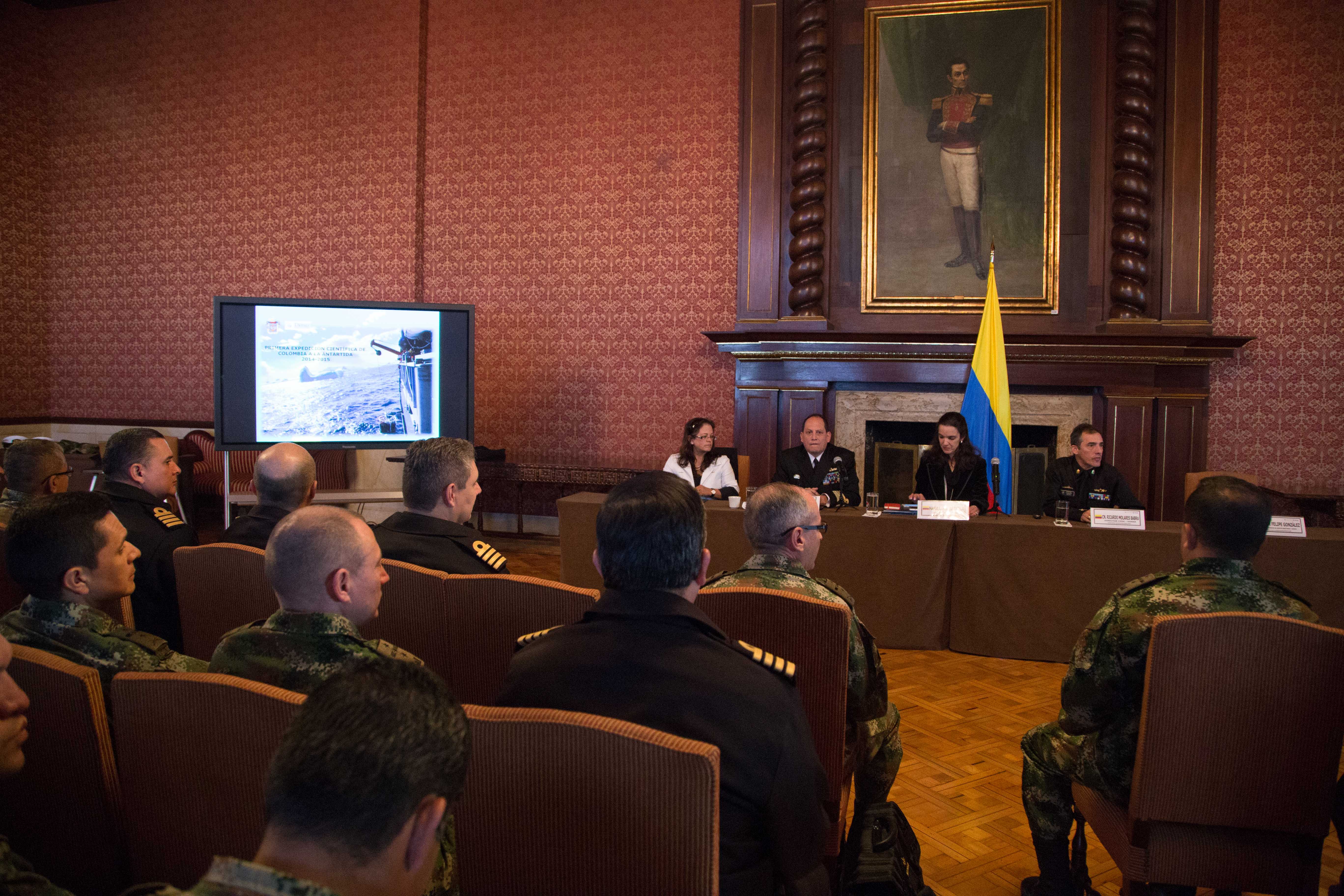 Academia Diplomática, ,conferencia, primera expedición científica de Colombia a la Antártica