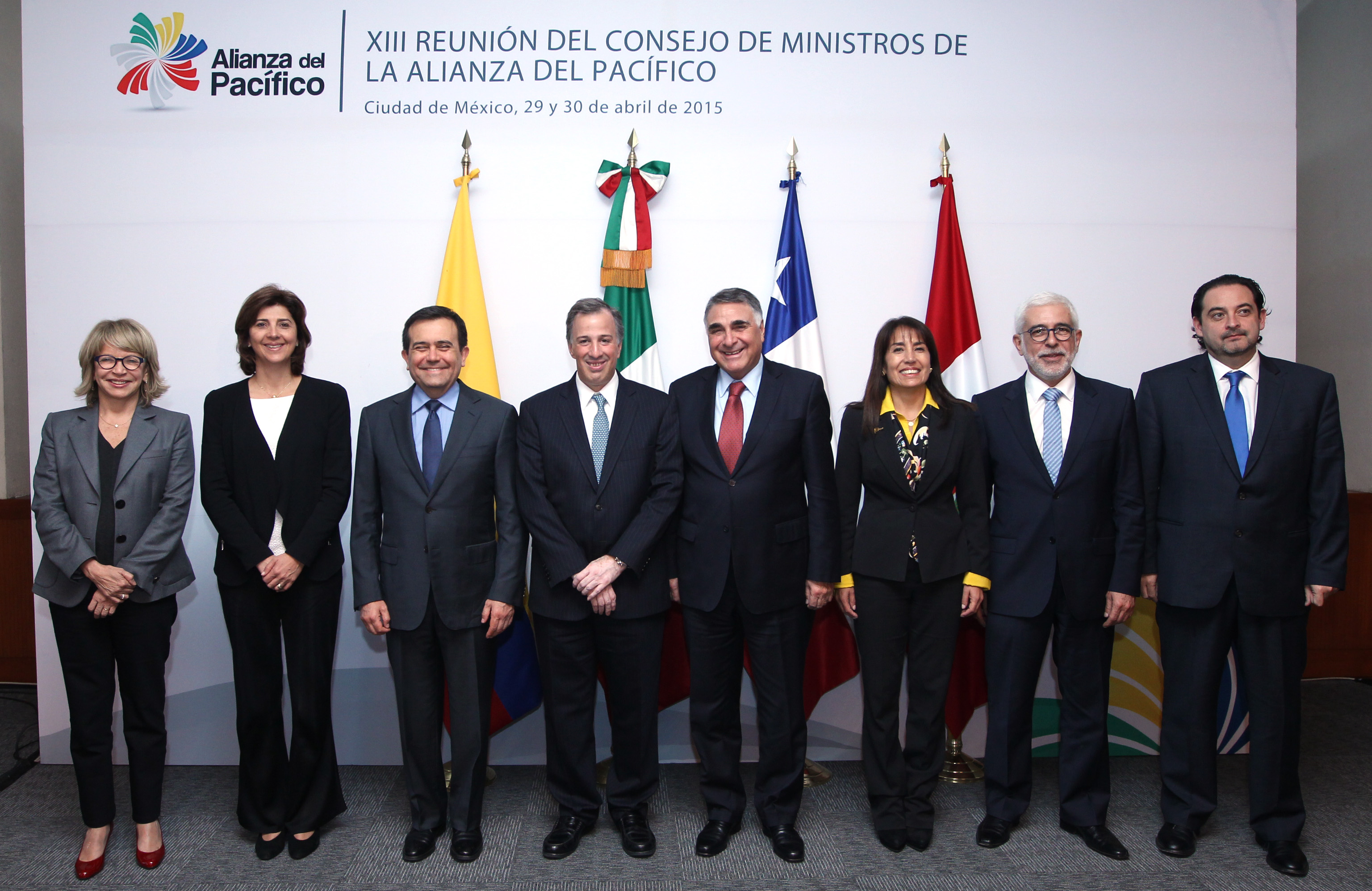Cancilleres y Ministros de Comercio, países Alianza del Pacifico, México
