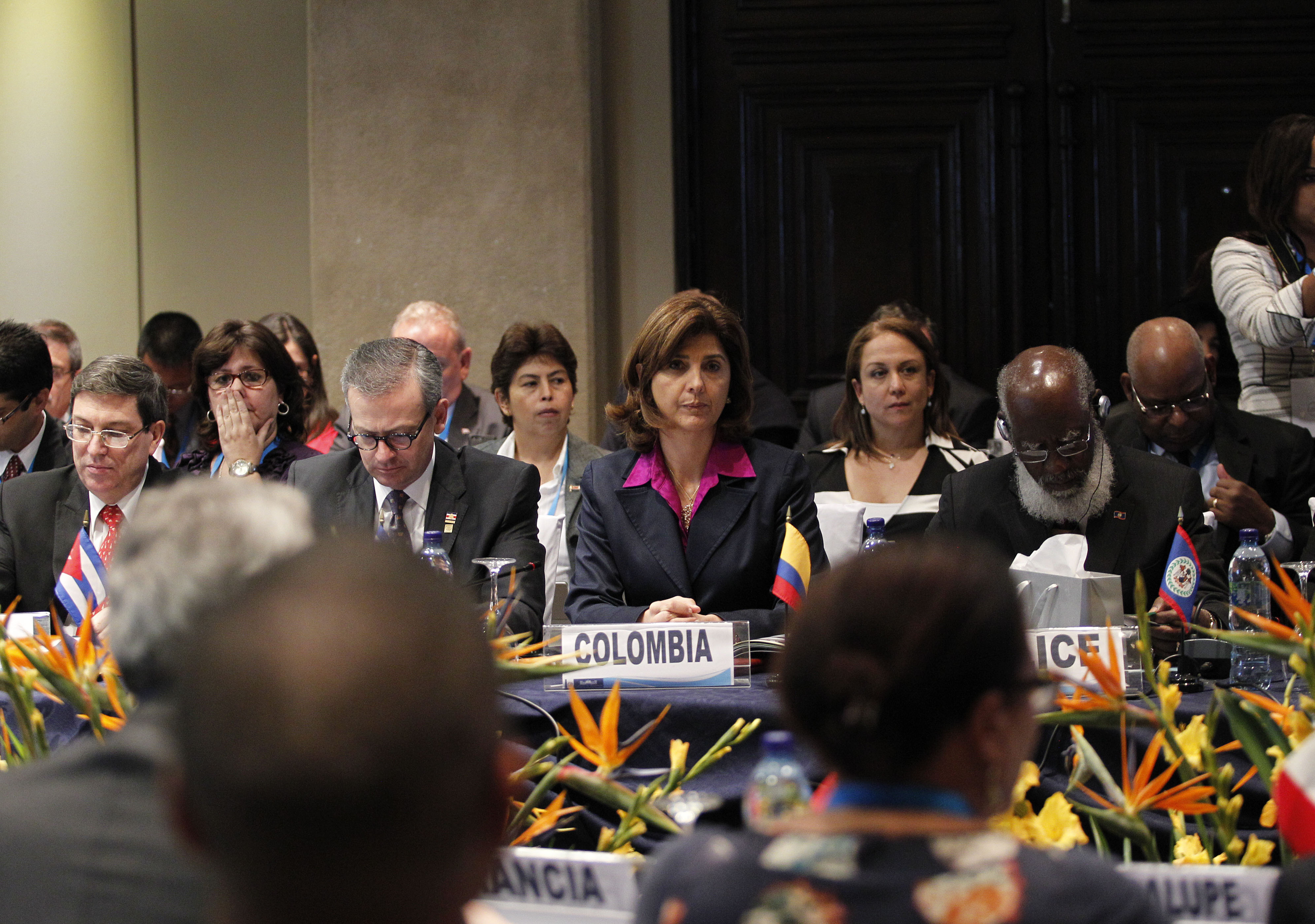 Canciller María Ángela Holguín, XX reunión ordinaria del Consejo de Ministros de la Asociación de Estados del Caribe (AEC), Guatemala