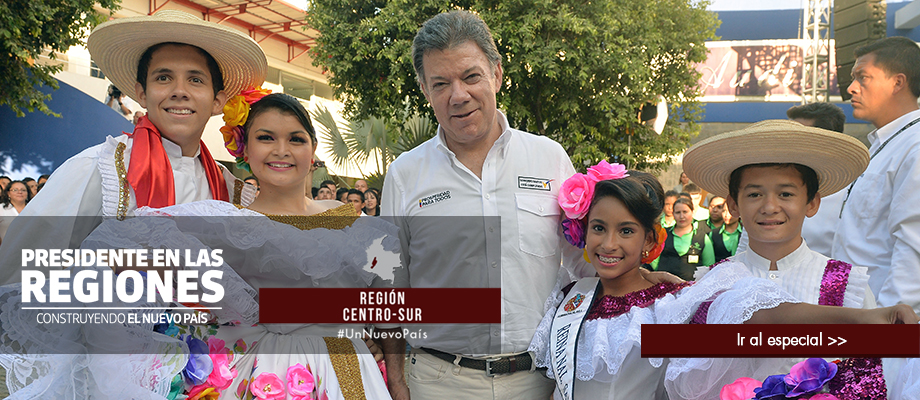 El Presidente en las Regiones'