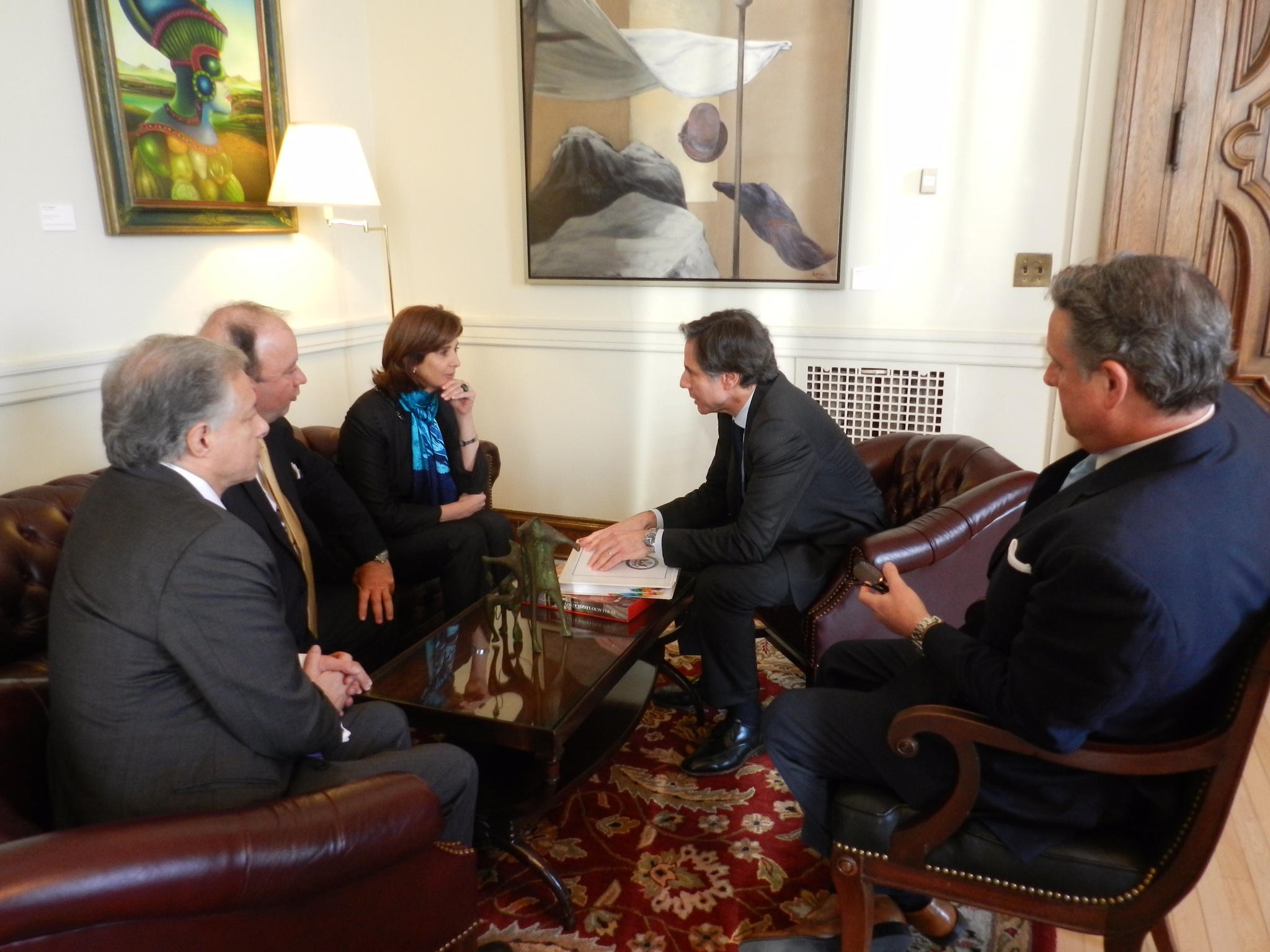 Canciller María Ángela Holguín, Washington, Secretario de Estado Adjunto, Anthony Blinken