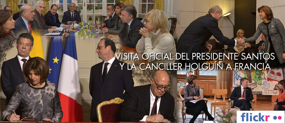 Visita oficial a Francia del presidente y la Canciller