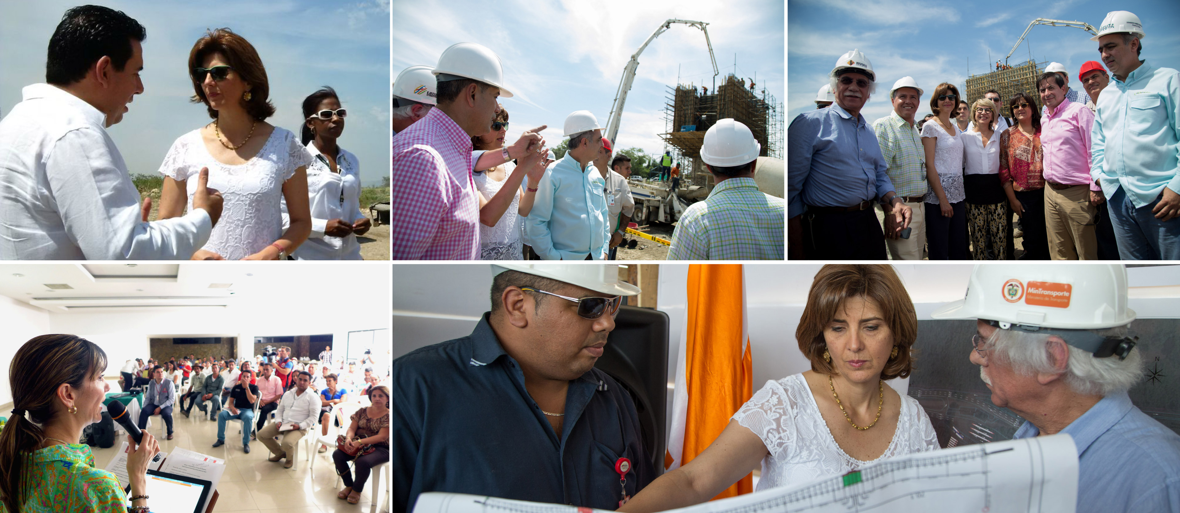 Fotos de la visita de la Canciller María Ángela Holguín y de la Viceministra Patti Londoño