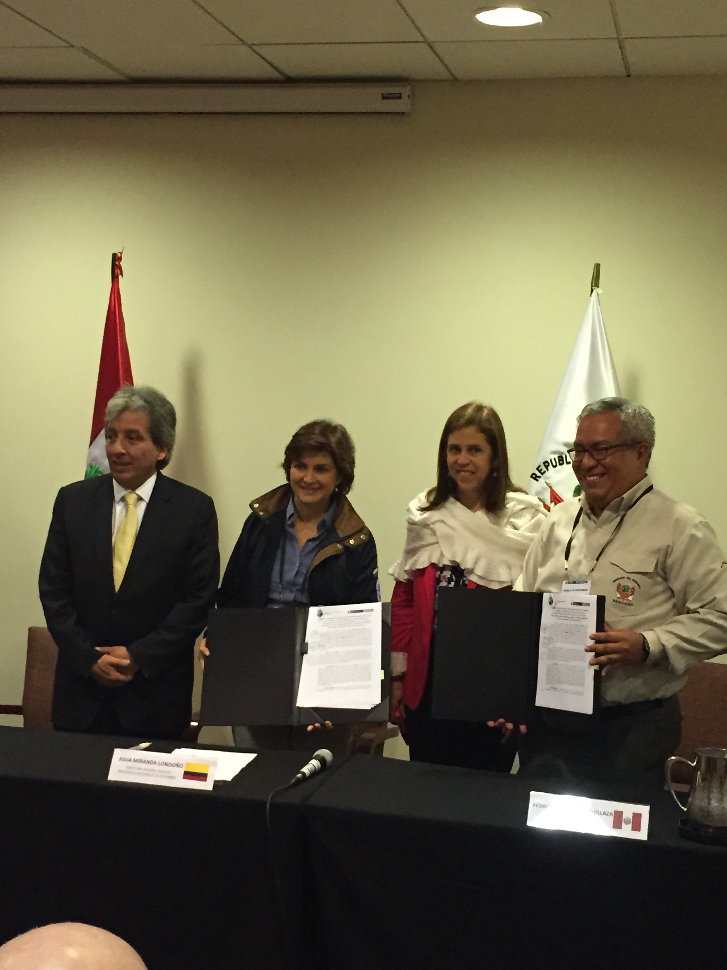 Colombia y Perú suscribieron acuerdo interinstitucional de cooperación técnica entre los sistemas