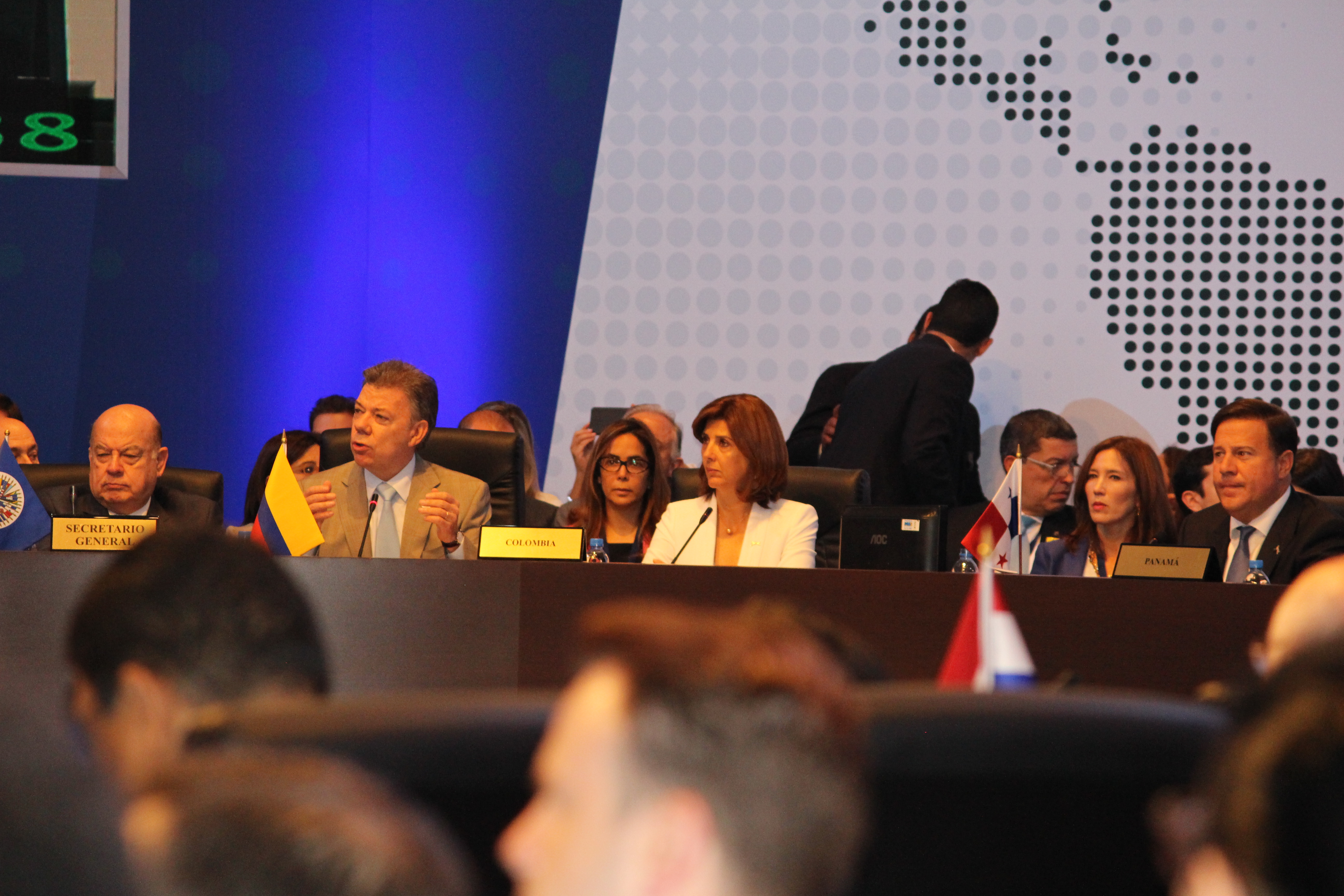 Presidente Santos agradece el apoyo de los países de la Cumbre de las Américas
