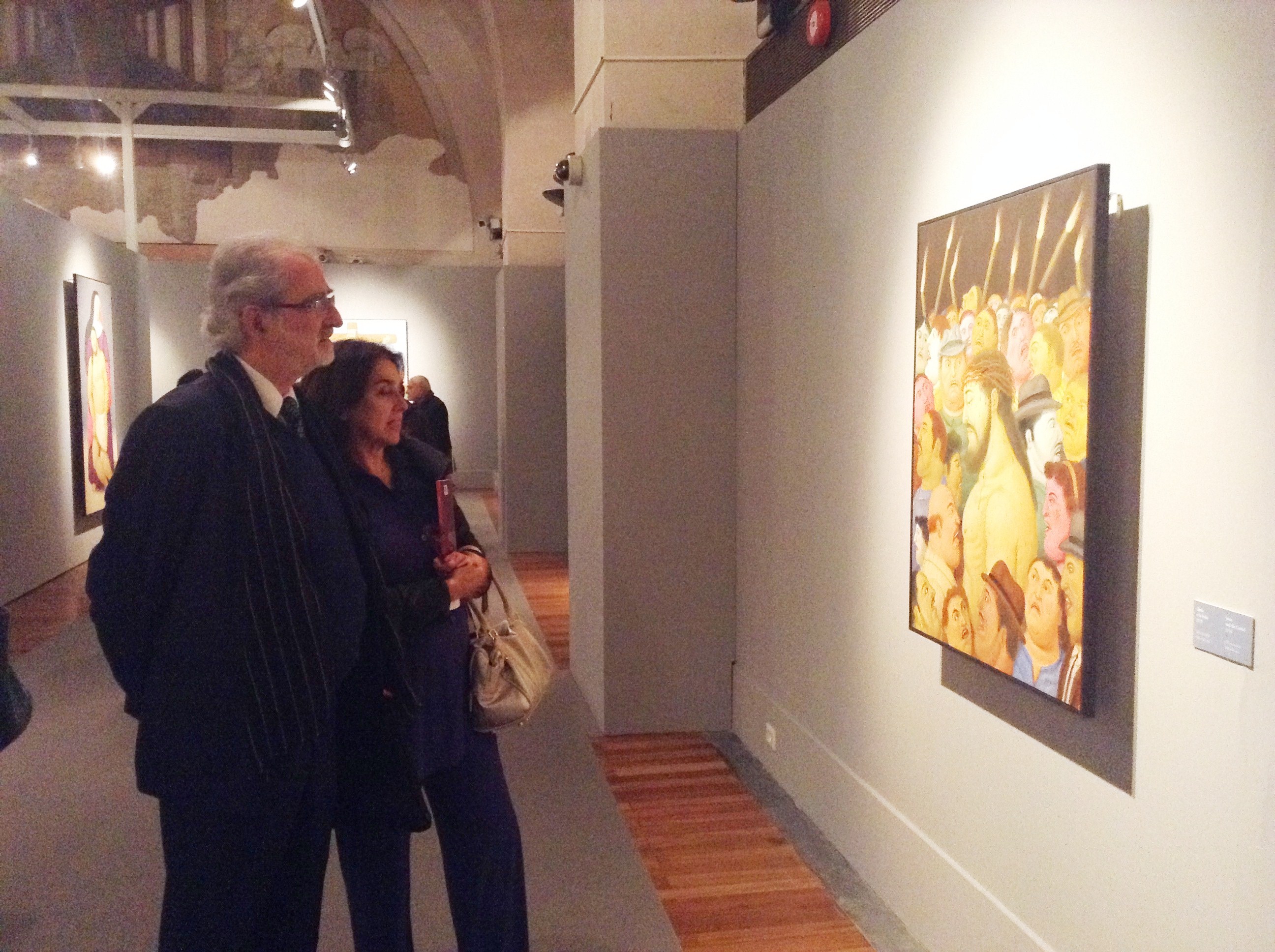 La exposición “Viacrucis: la Pasión de Cristo” de Botero en el Palacio Real de Palermo