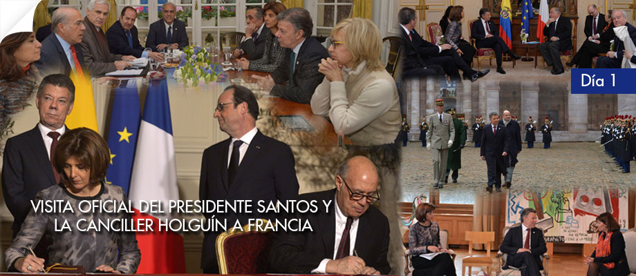 Resumen de noticias visita del Presidente y la Canciller a Francia