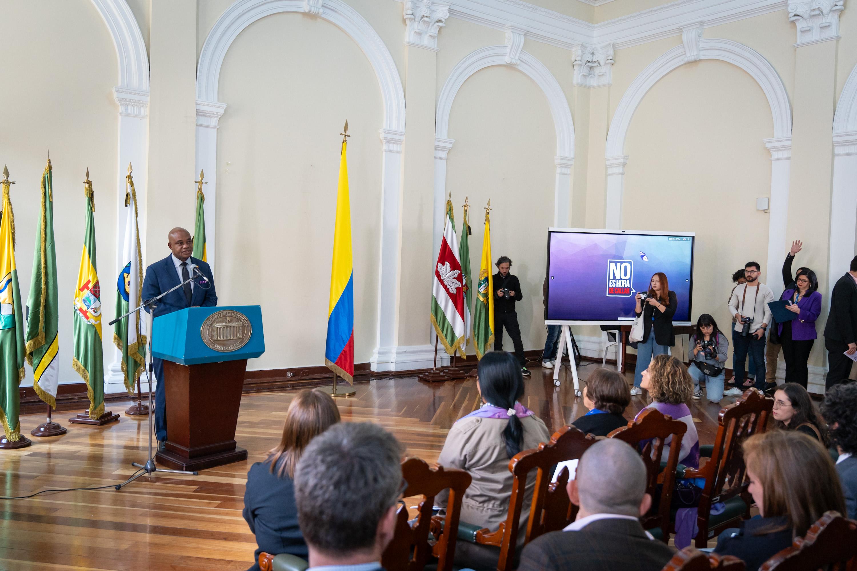 Gobierno Nacional presenta ley que crea el Fondo No Es Hora De Callar para la Prevención, Protección y Asistencia de Mujeres Periodistas Víctimas de Violencia de Género