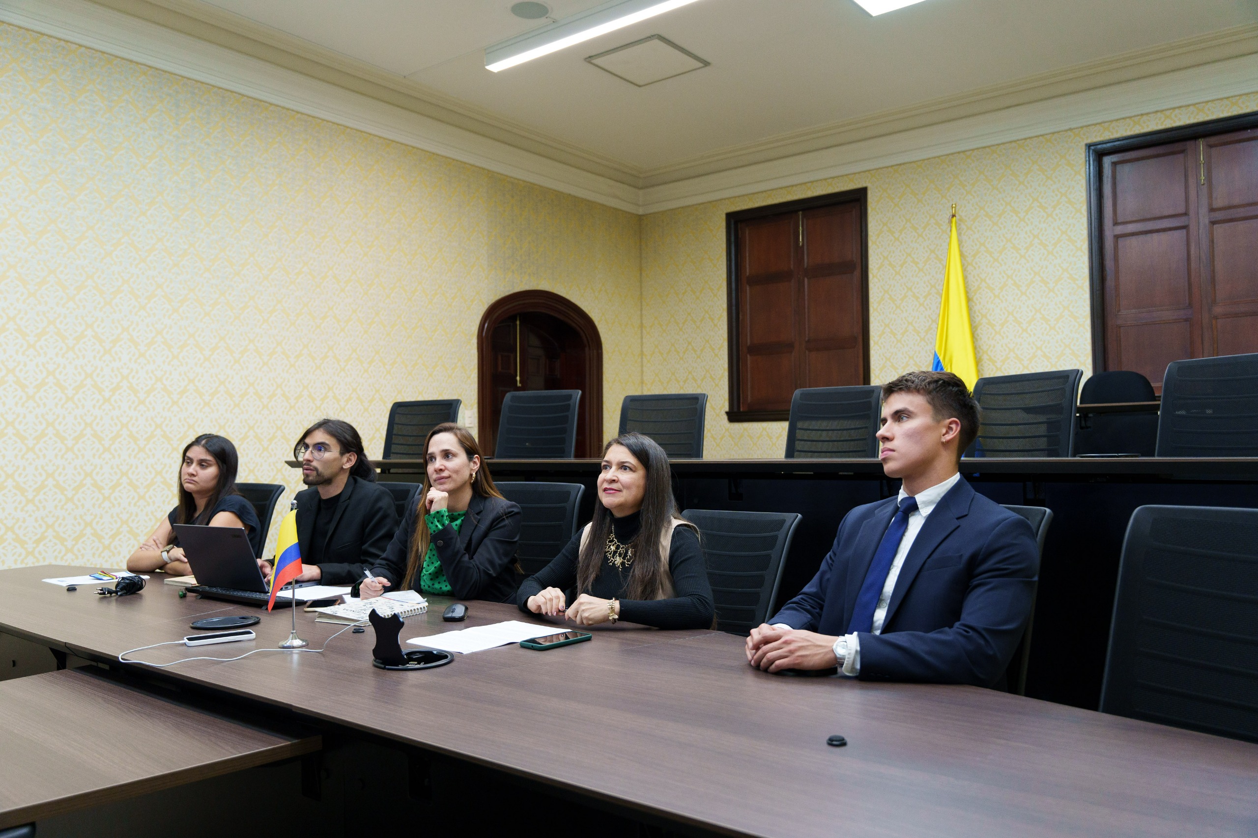 Foto del encuentro virtul de socialización de experiencias significativas y buenas prácticas en salud intercultural con los países miembros del Consenso de Brasilia.