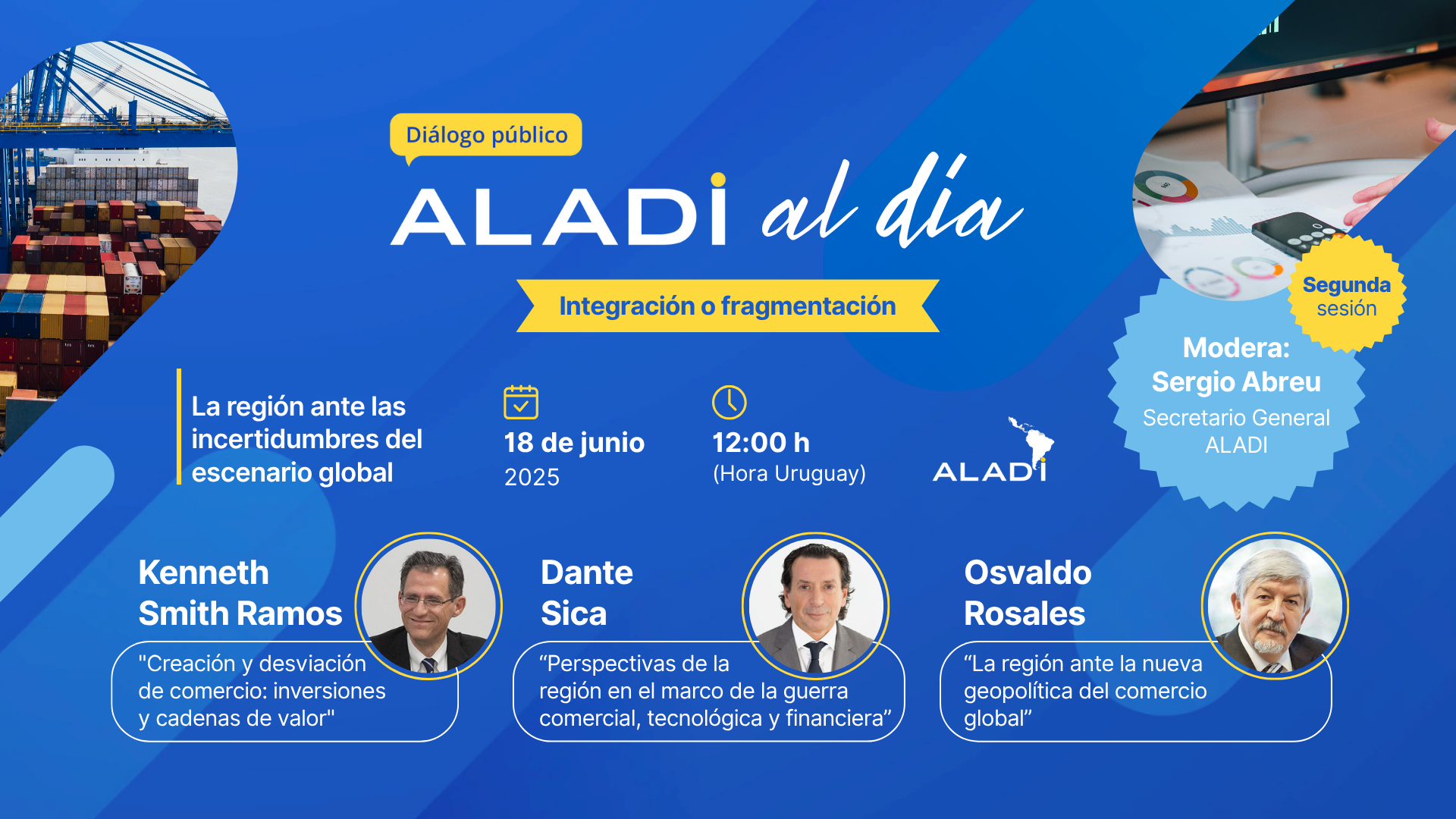 Ministerio de Relaciones Exteriores de Colombia extiende la invitación al Diálogo Público “ALADI al Día”